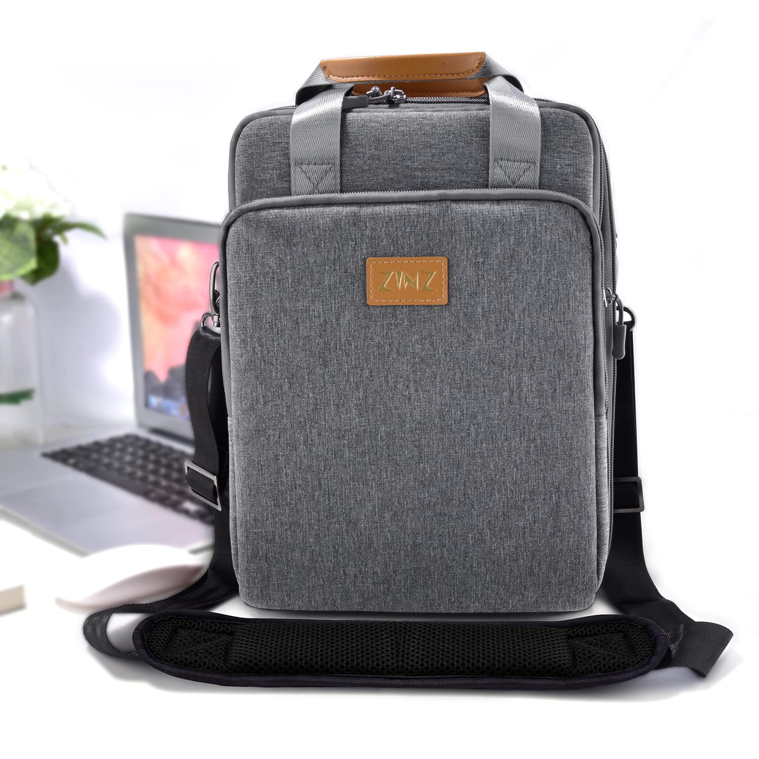 ZINZ 79-inch Universal Replacement Shoulder Strap - Extra Thick Padded Shoulder Cushion with Dual Metal Swivel Hooks & Secure Clasps - Compatible with Laptop Bags, Luggage, Camera Cases & Crossbody Bags (200cm, Black) - Perfect for Travel, Commuting & Everyday Carry