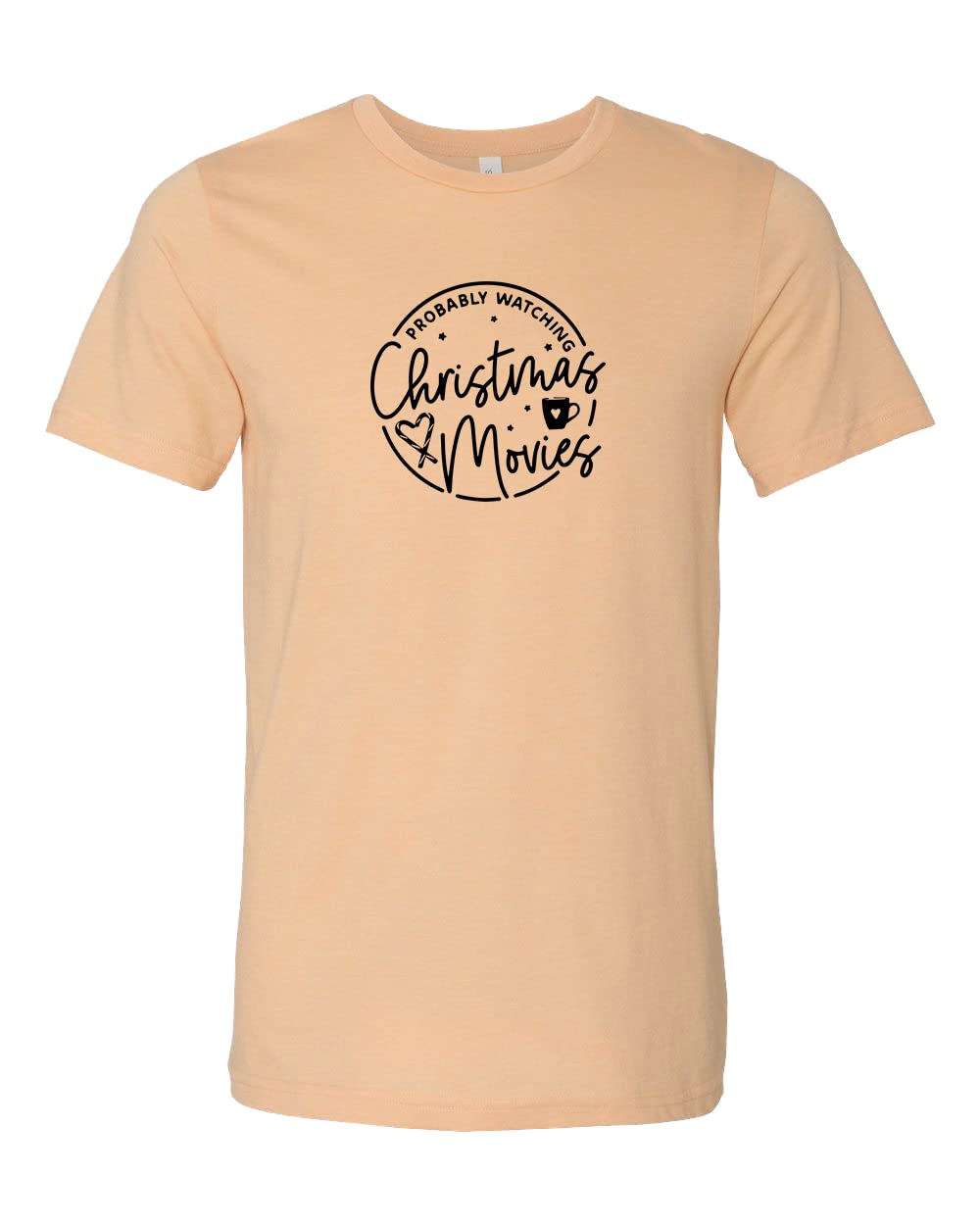 Funny Probably Watching Christmas Movies T-Shirt - Holiday Movie Season Tee for Men & Women - Cozy Christmas Gift for Family & Friends - Perfect for Parties, Gatherings & Festive Celebrations