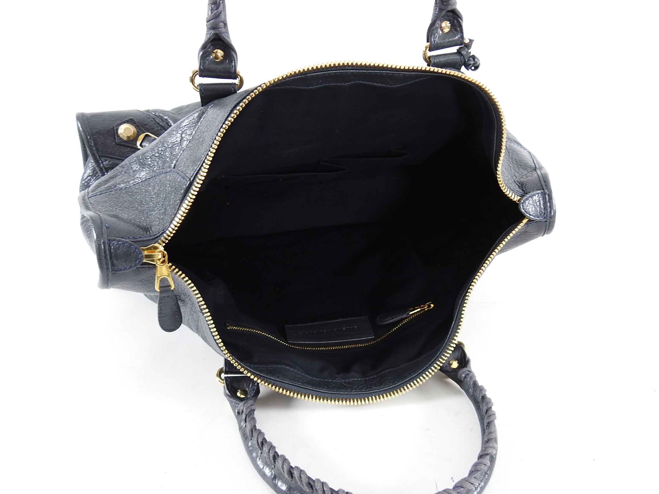 Balenciaga Dark Grey Work Bag with Giant 21 Hardware - Stylish Designer Tote for Women, Perfect for Office, Travel & Everyday Use