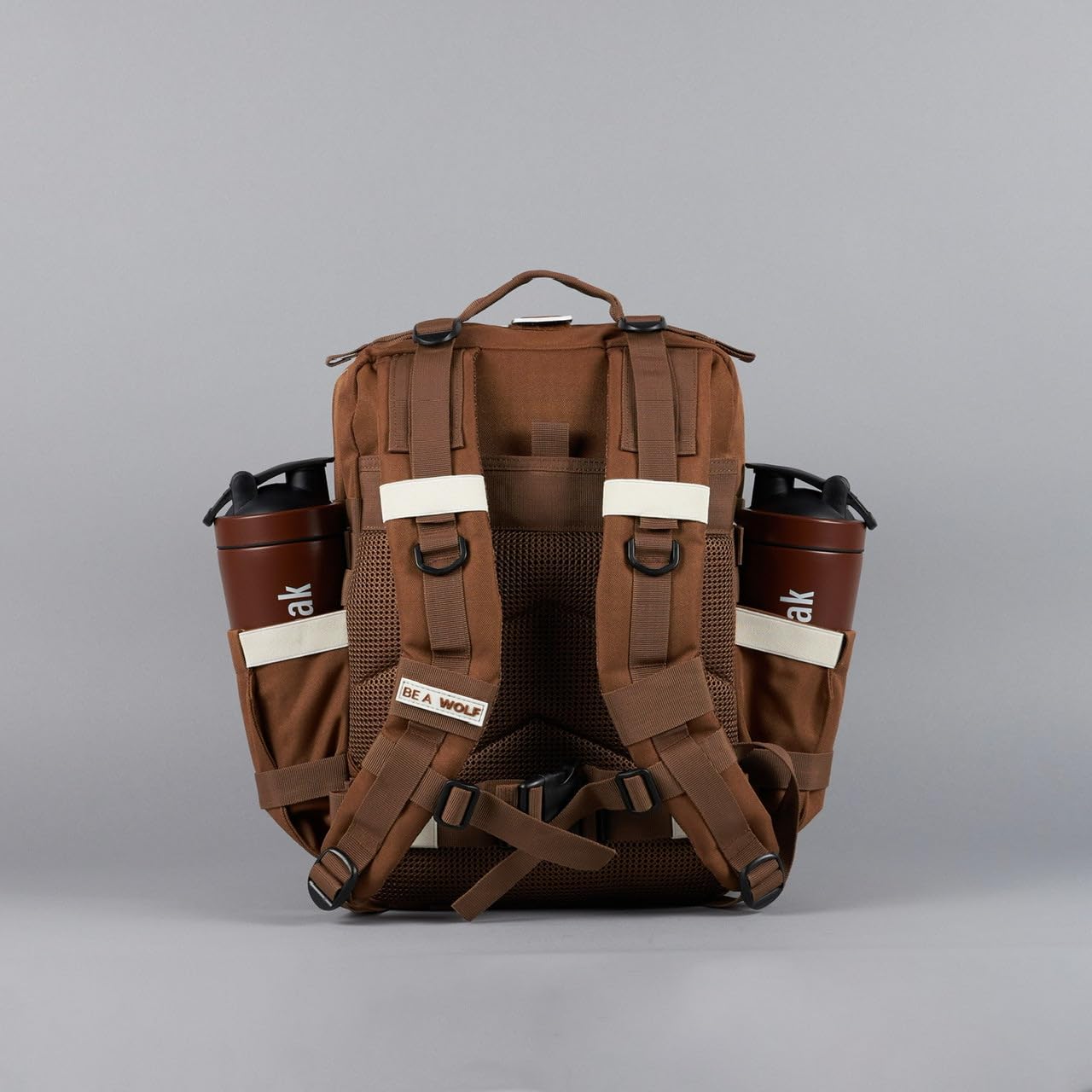 WOLFpak 25L Waterproof Hiking Backpack - Mocha Brown for Outdoor Adventures, Travel & Daily Commute