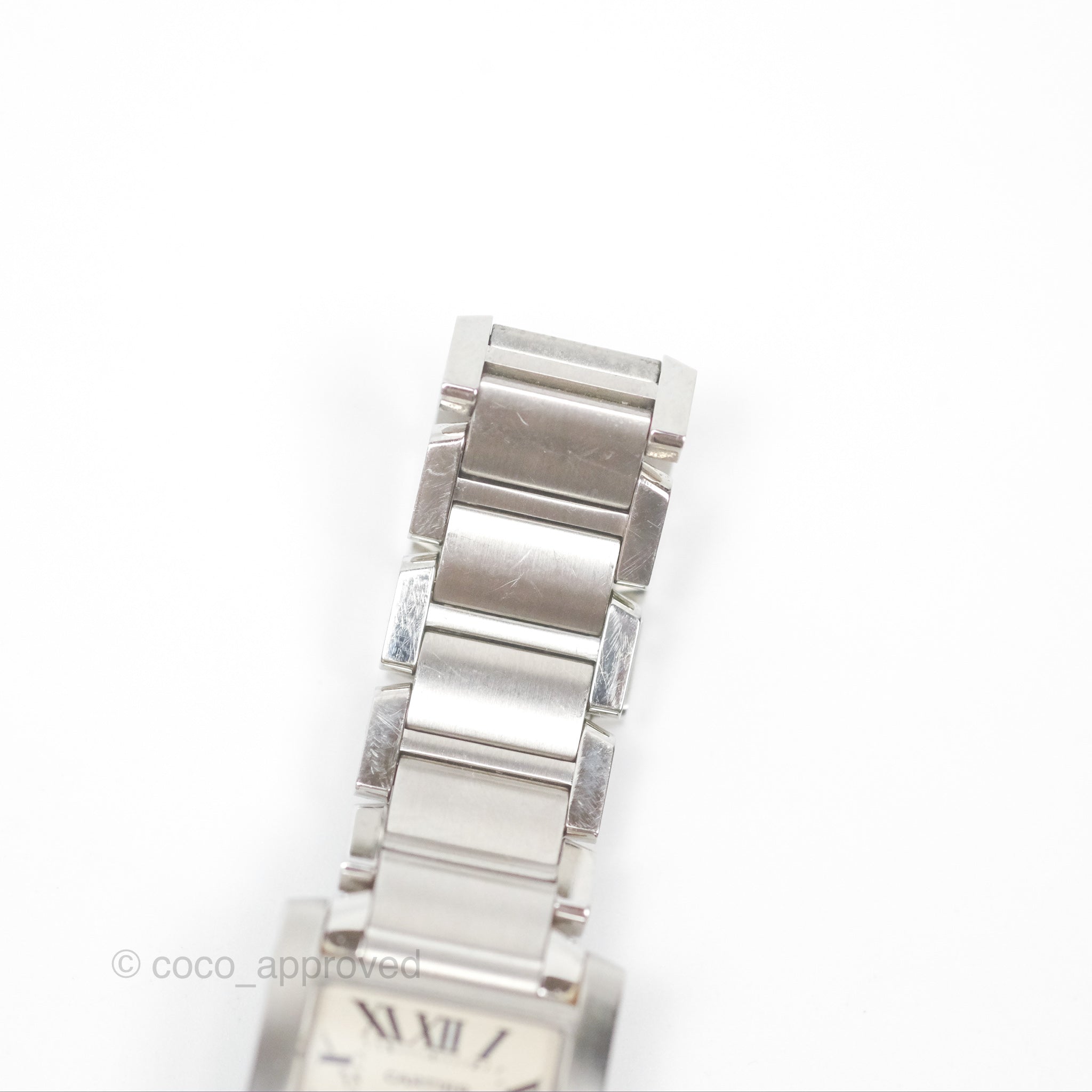 Cartier Steel Tank Francaise Watch for Women - Small Model Luxury Dress Watch - Perfect for Business, Formal Events & Everyday Elegance