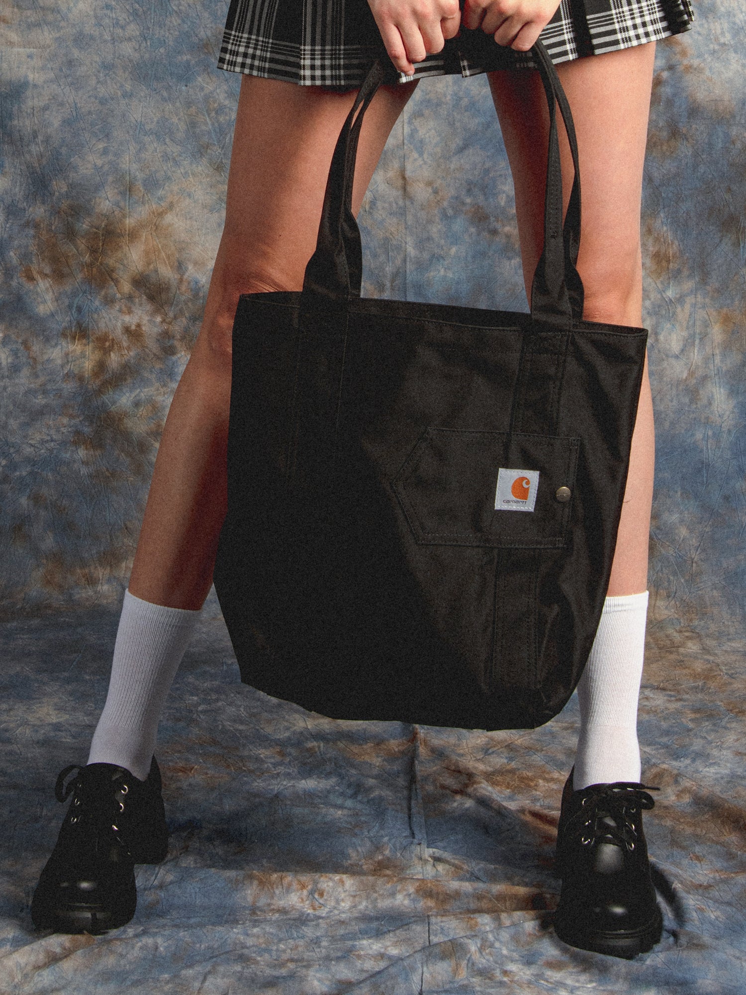 Carhartt Vertical Open Tote Bag - Durable Work Tote for Women & Men - Heavy Duty Canvas Work Bag for Construction, Office & Daily Use