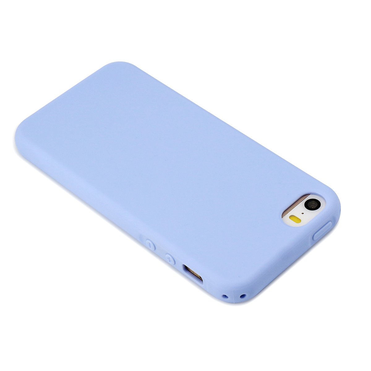 Shockproof TPU Protective Case for iPhone SE (2016 Edition)/iPhone 5/iPhone 5s - Sky Blue | Slim Fit, Anti-Scratch & Durable Cover for Everyday Use & Outdoor Activities
