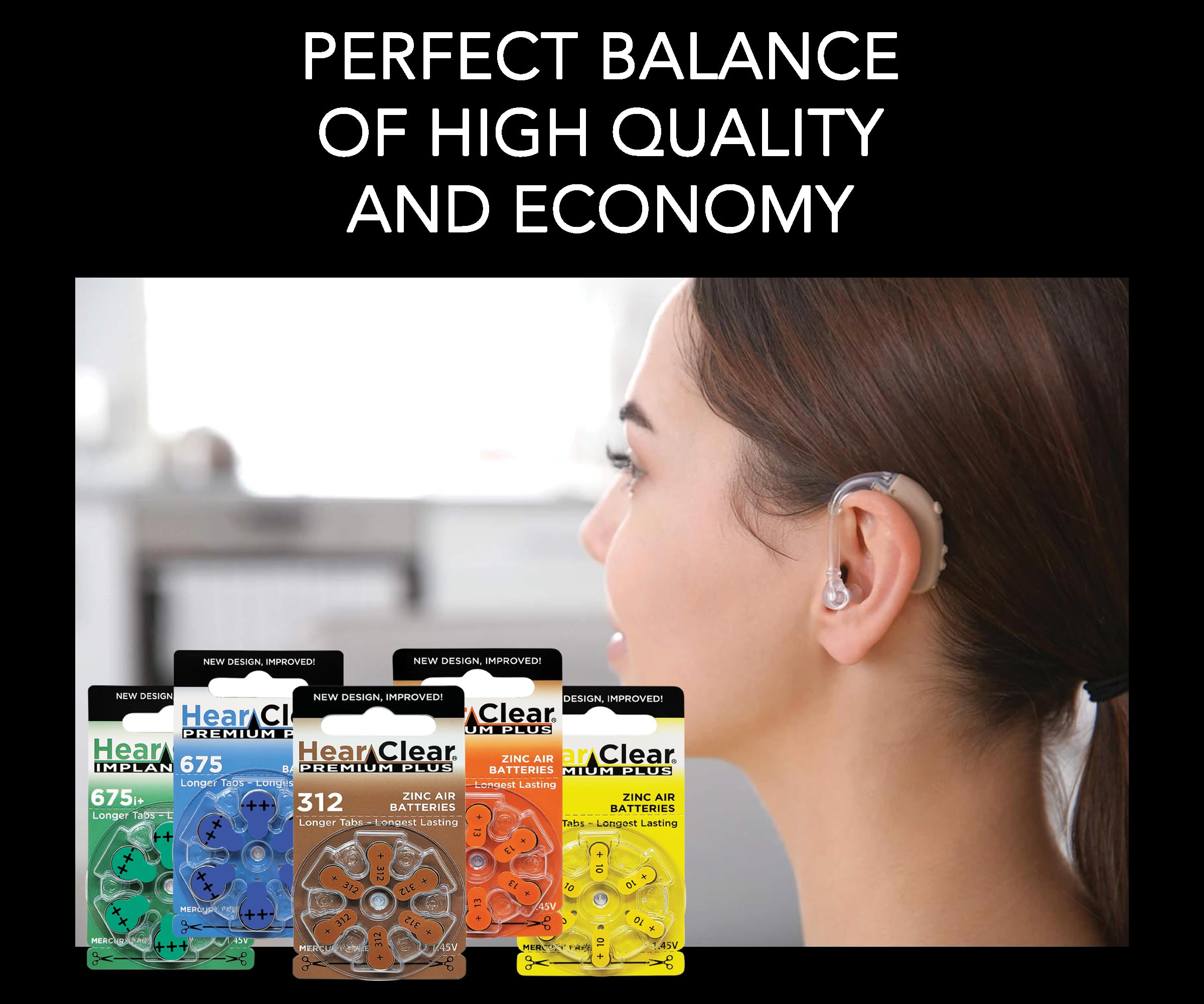 PR48 Size 13 Hearing Aid Batteries 1.45V - 60 Pack Orange Tab Zinc Air Batteries + Bonus 8 Varta Batteries - Long Lasting Power for Hearing Devices, Perfect for Seniors & Daily Use