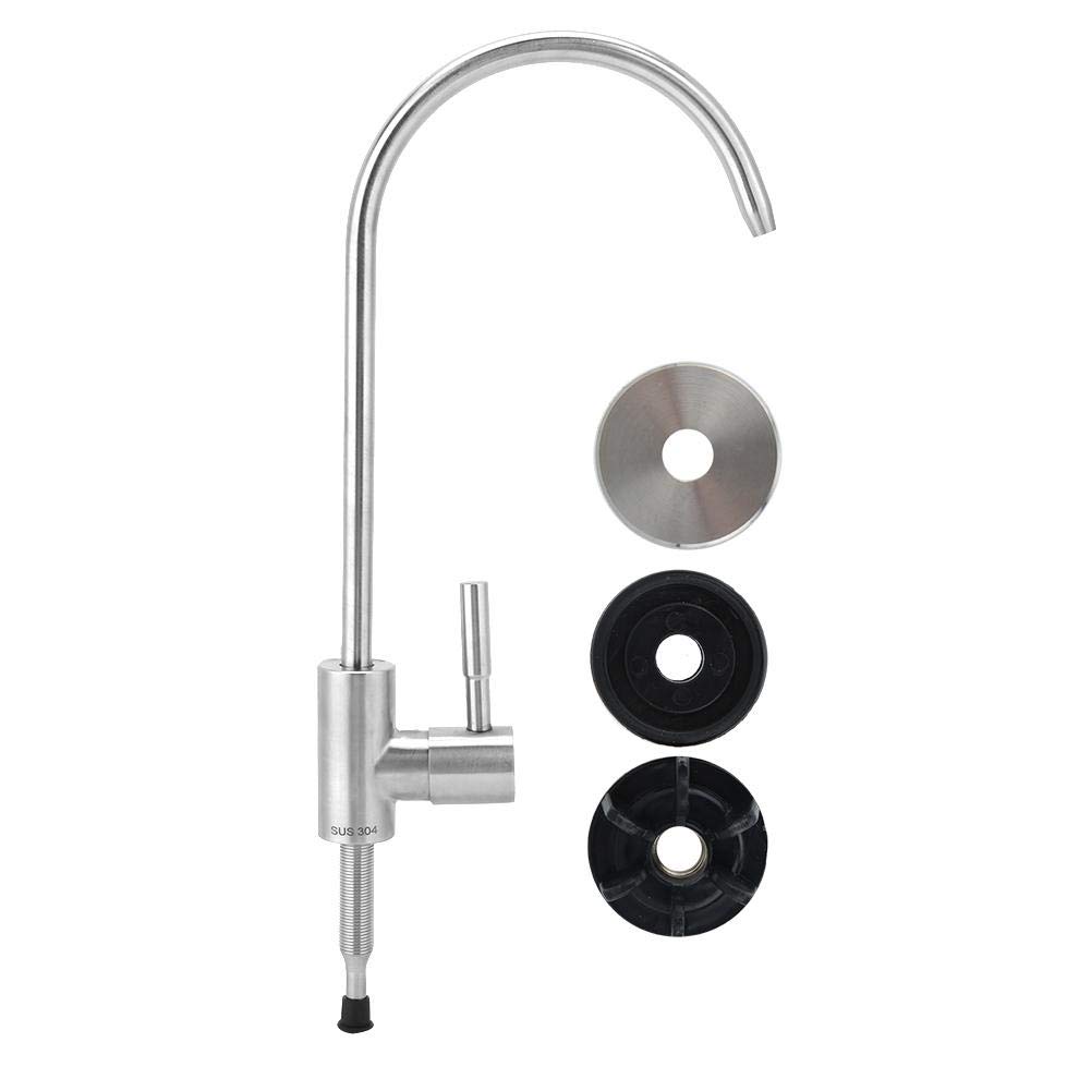 Stainless Steel Kitchen Faucet with Switch Handle - G1/4in Water Purifier Tap for Sink, Wash Basin | Perfect for Modern Home, RV & Outdoor Use