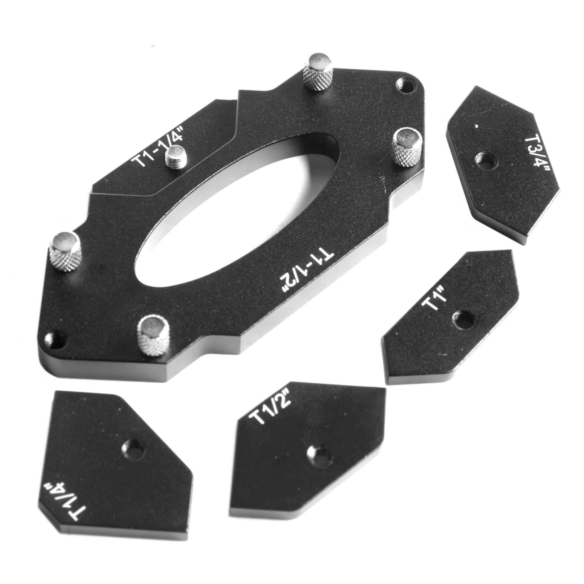 WEN RA002T 6-Piece Corner Chamfer Jig & Router Template Set | Precision Woodworking Tools for DIY Projects & Professional Use | Perfect for Furniture Making, Cabinet Edging & Decorative Trim Work