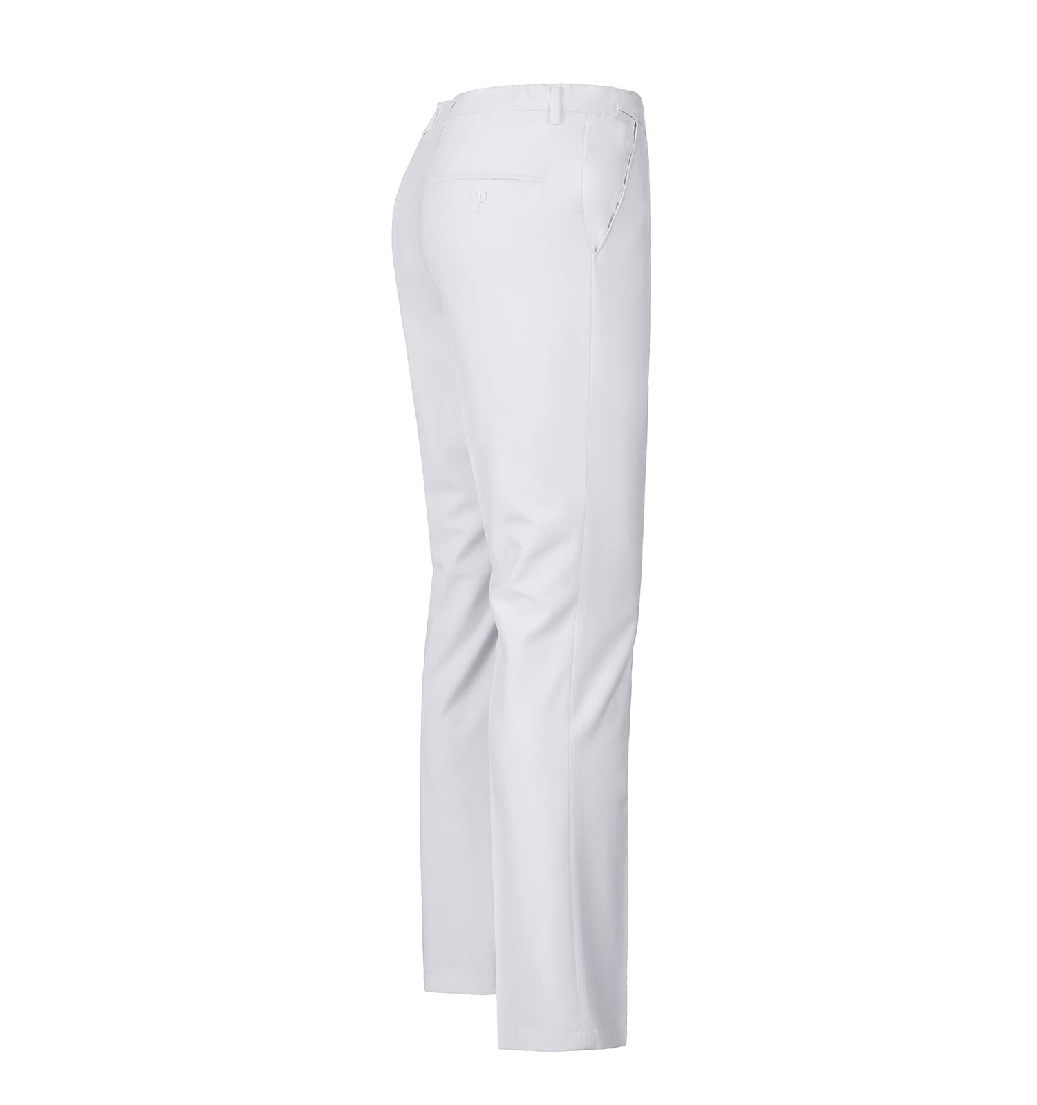 Men's Slim Fit Suit Pants - Black Formal Dress Pants for Wedding, Groomsmen & Business | Flat Waist, Expandable Comfort | Classic Separates for Office, Cocktail Parties & Special Occasions