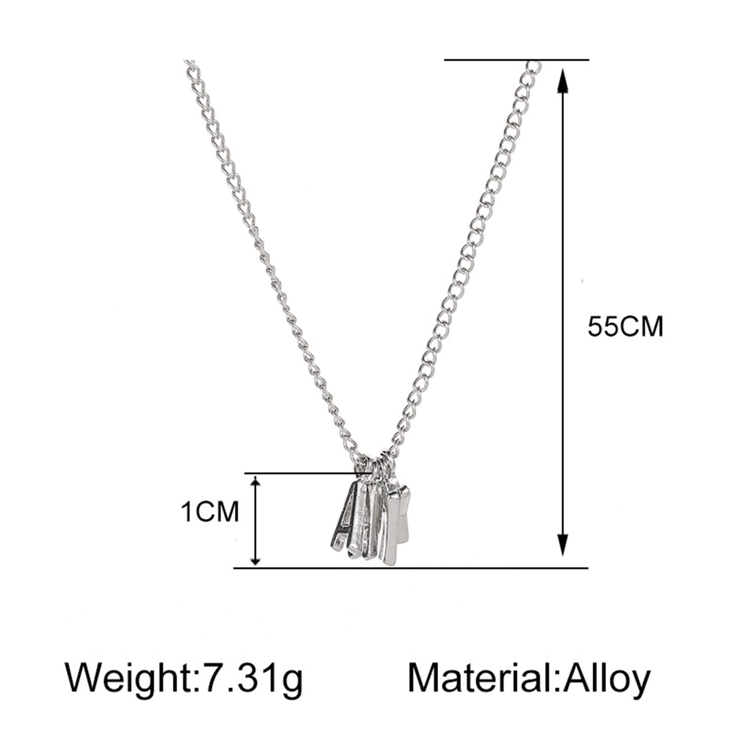 BTS Army Jewelry Set for Fans - Silver Necklace, Bracelet & Earrings with Gift Box - Unisex Kpop Accessories for Adults & Teens - Perfect for Concerts, Birthdays & ARMY Gifts