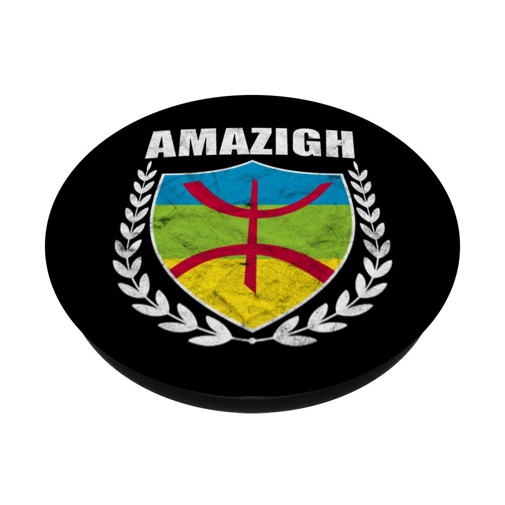 Amazigh PopSockets PopGrip - Interchangeable Phone & Tablet Stand with Swappable Base | Perfect for Gaming, Video Calls & Hands-Free Use