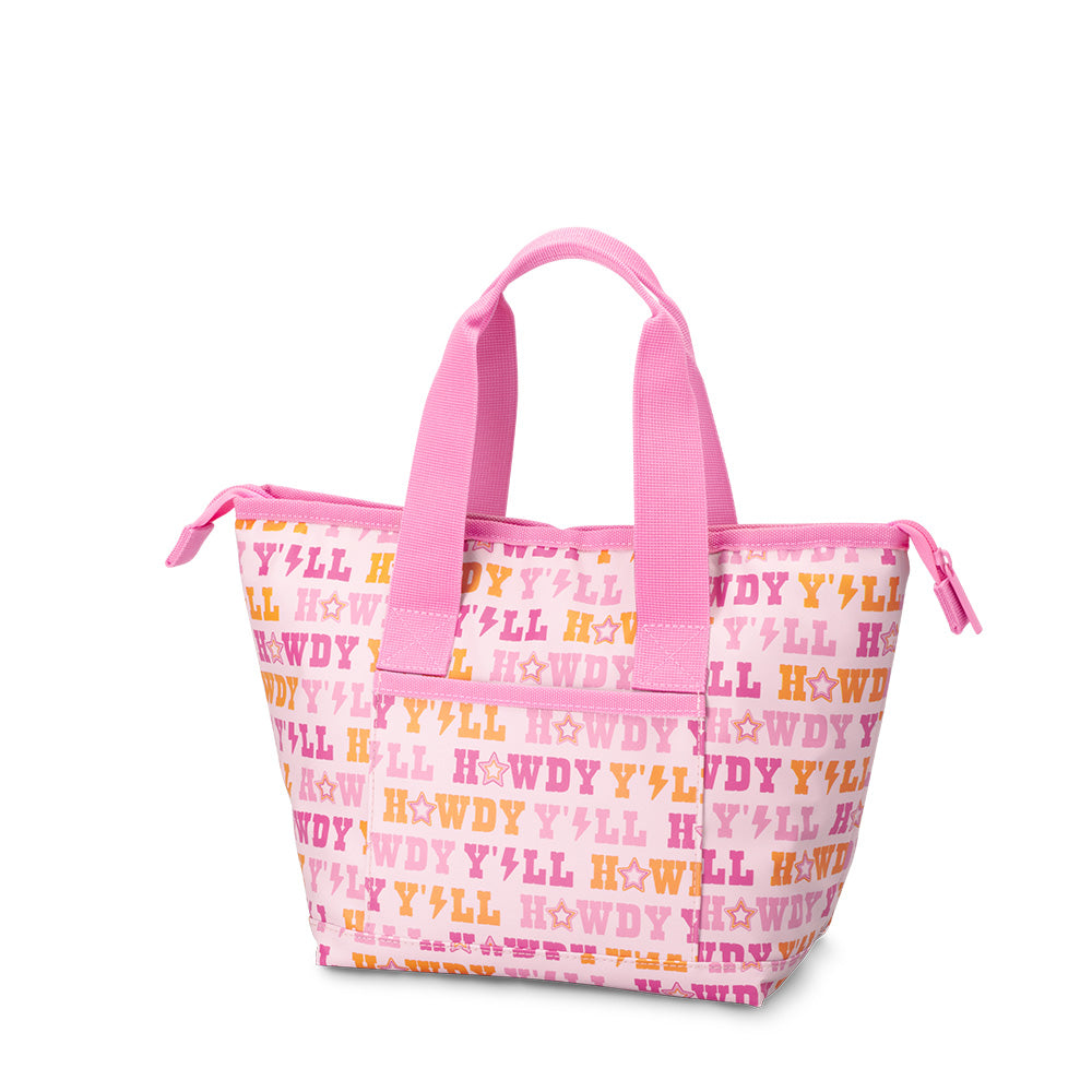Howdy Y'all Insulated Lunch Bag - Reusable & Leak-Proof Cooler for Work, School & Picnics | Perfect for Adults & Kids | BPA-Free & Eco-Friendly Lunch Tote