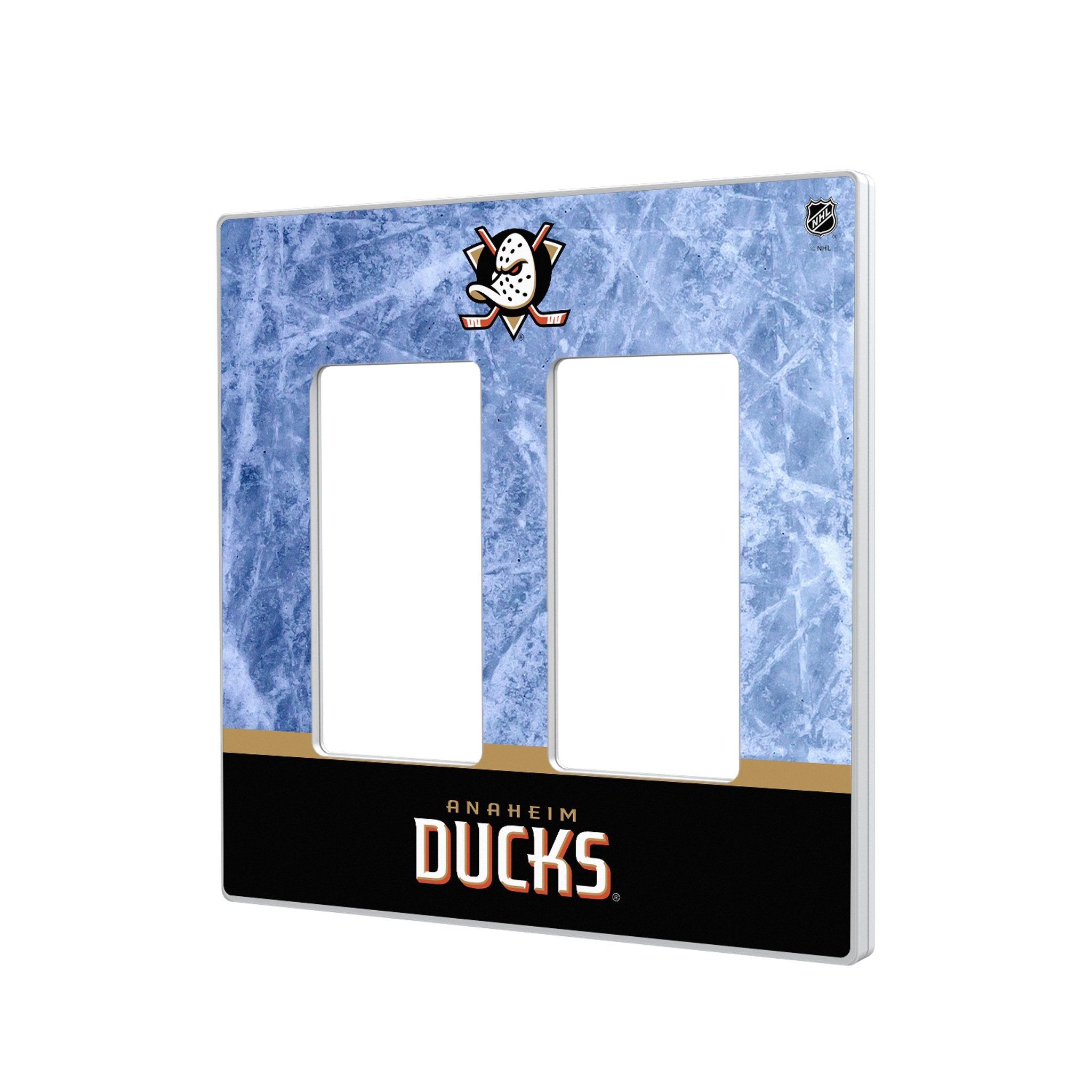 Anaheim Ducks NHL Hockey Team Themed Hidden Screw Light Switch Cover - Perfect for Bedroom, Game Room & Sports Fan Decor