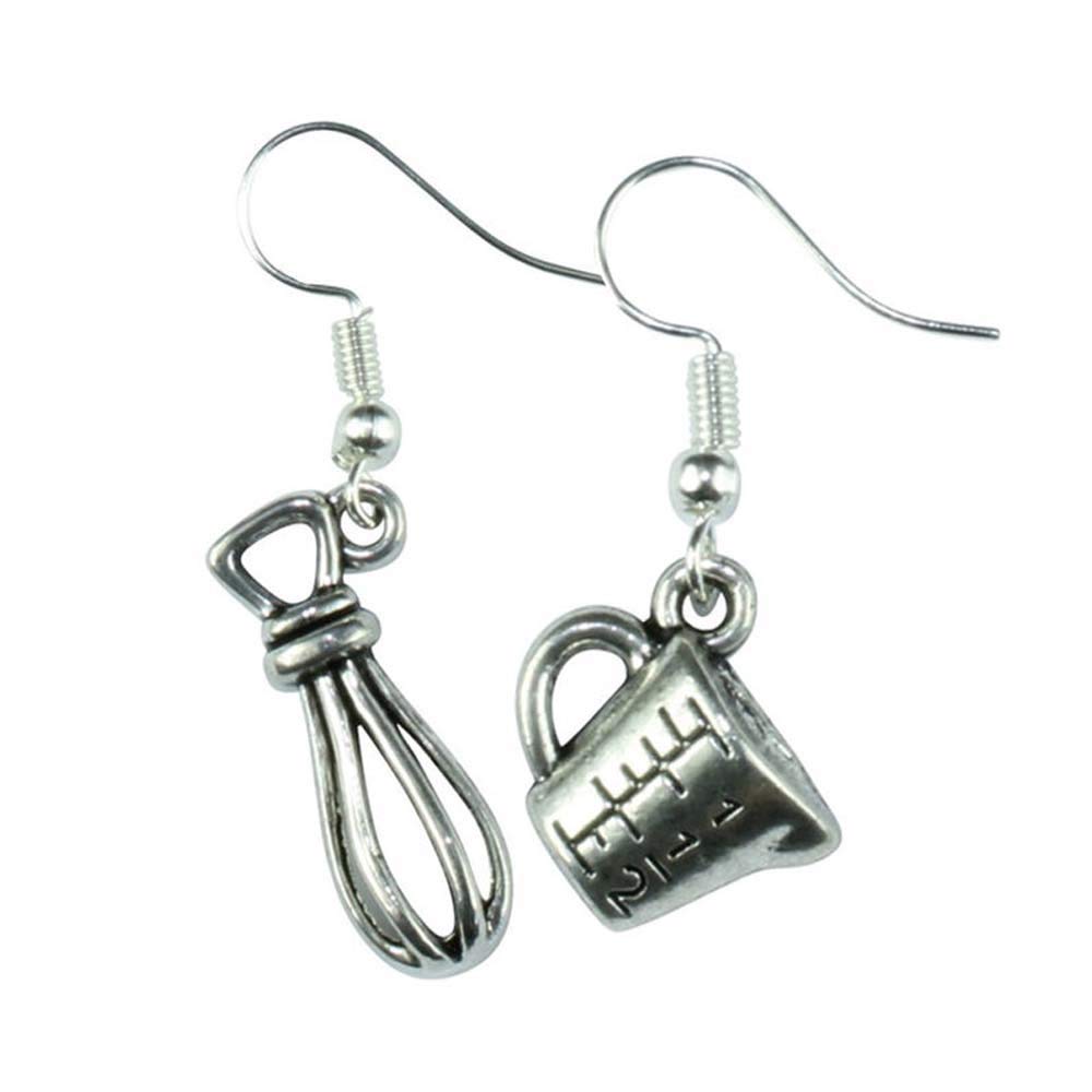 Baking Earrings - Cooking Earrings - Bake Inspired Jewelry - Cake & Food Themed Earrings for Women - Perfect for Bakers, Chefs & Food Lovers (#10) - Great for Kitchen Parties, Baking Classes & Culinary Gifts