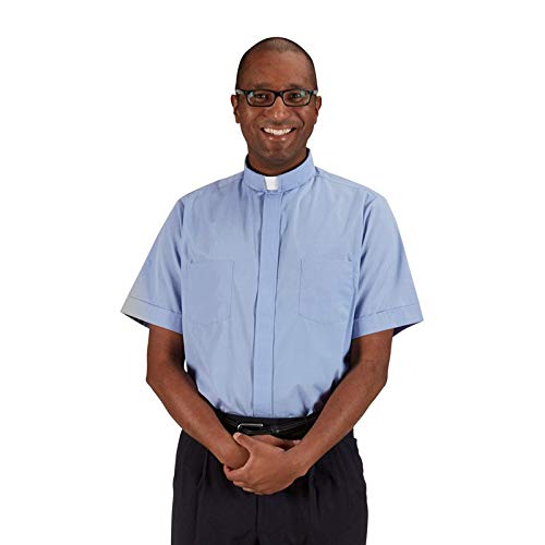 Christian Church Summer Comfort Short Sleeve Shirt - Breathable Cotton Worship Apparel for Sunday Service & Bible Study
