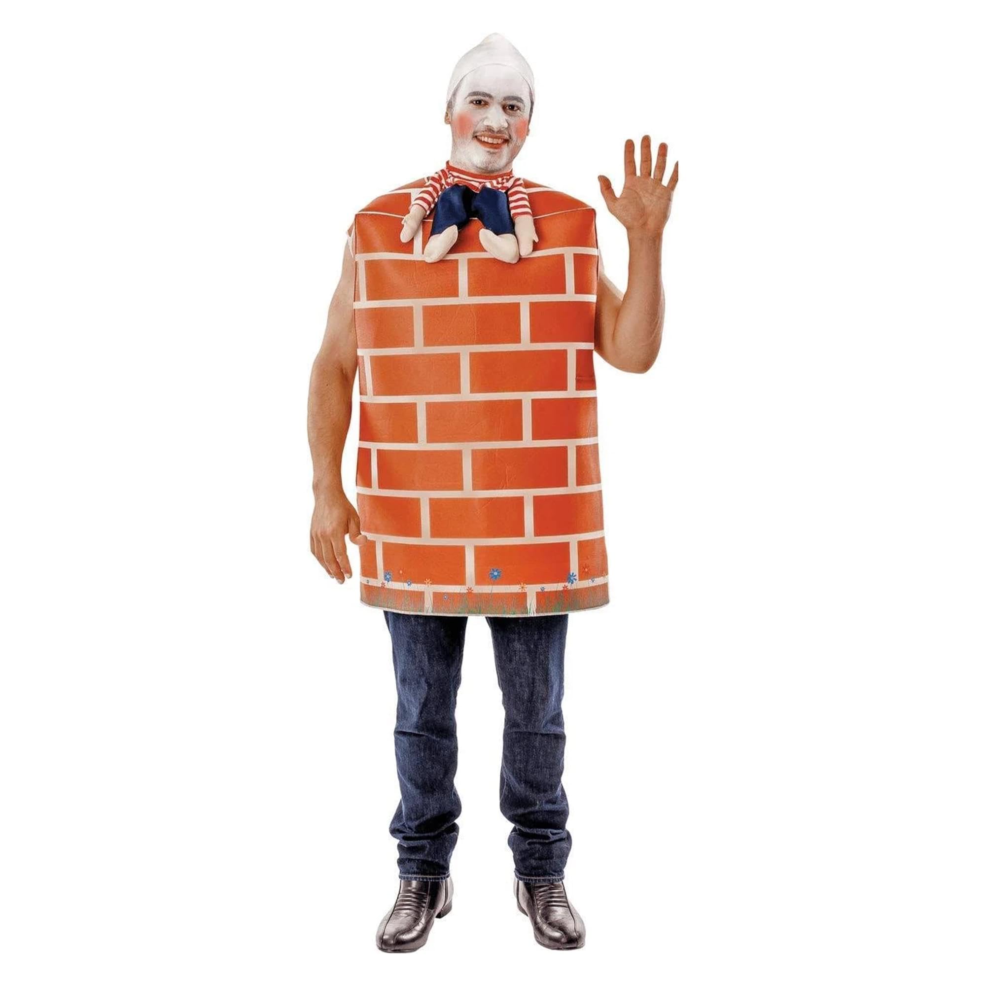 Adult Humpty Dumpty Fancy Costume for Halloween & Cosplay - Standard Size for Men & Women