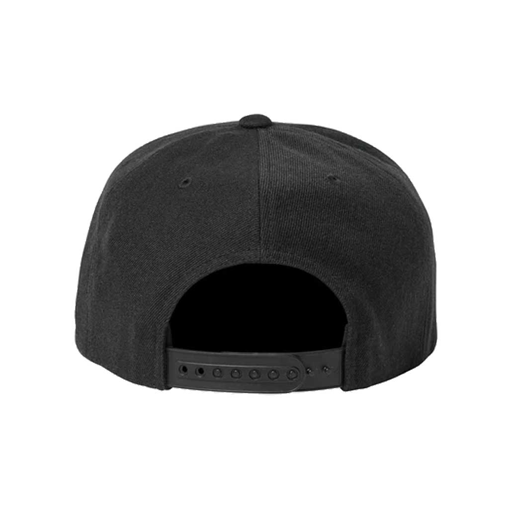 Brixton Oath III Snapback Hat - Black Adjustable Baseball Cap for Men & Women - Perfect for Streetwear, Casual Outfits and Outdoor Activities
