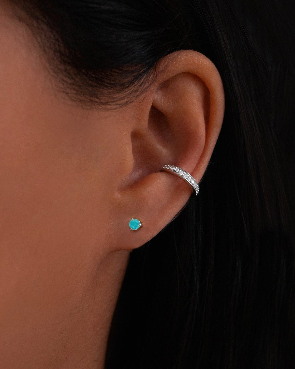 Turquoise Birthstone Stud Earrings for Women - Sterling Silver December Birthstone Jewelry - Perfect for Gifts, Birthdays & Everyday Wear