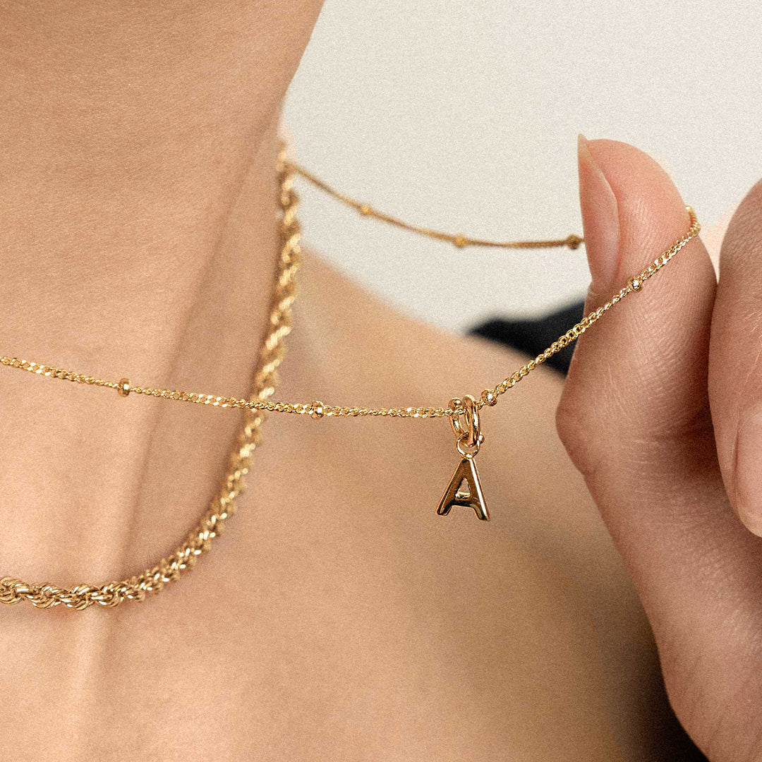 50cm Stylish Bobble Chain Necklace for Women - Trendy Layered Jewelry for Casual & Party Outfits