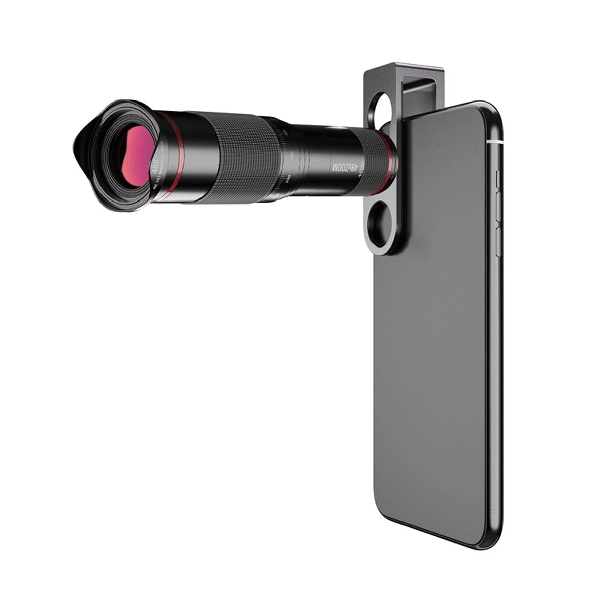 Godefa 48X Optical Telescope Telephoto Lens Kit for iPhone & Android - Clip-On Phone Camera Lens with Selfie Tripod - Perfect for Travel, Wildlife Photography & Long-Distance Shooting