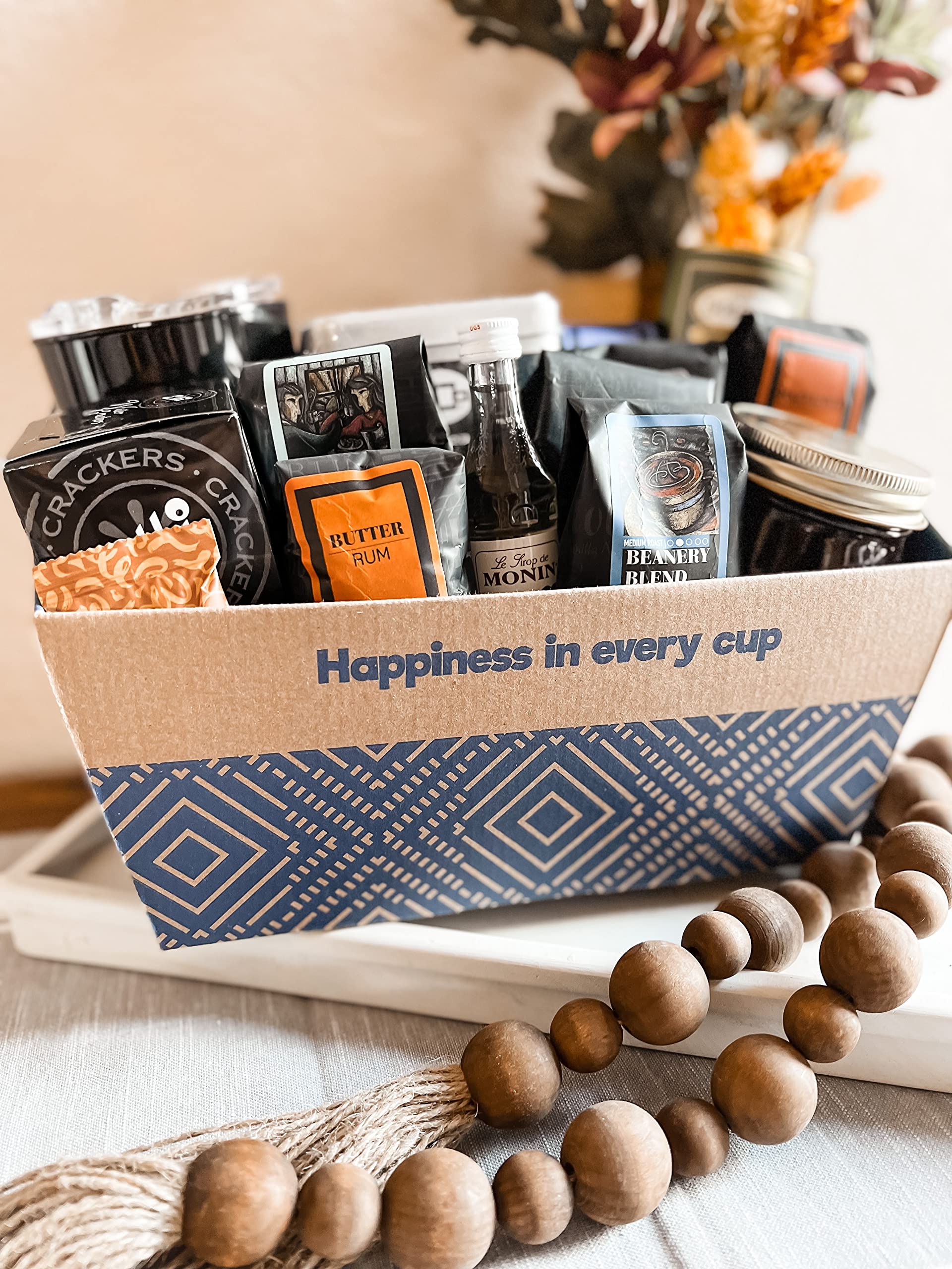 Gourmet Coffee & Tea Gift Basket | Premium Coffee Beans, Artisan Tea & Deluxe Snacks | Perfect for Holidays, Corporate Gifts & Housewarming Presents