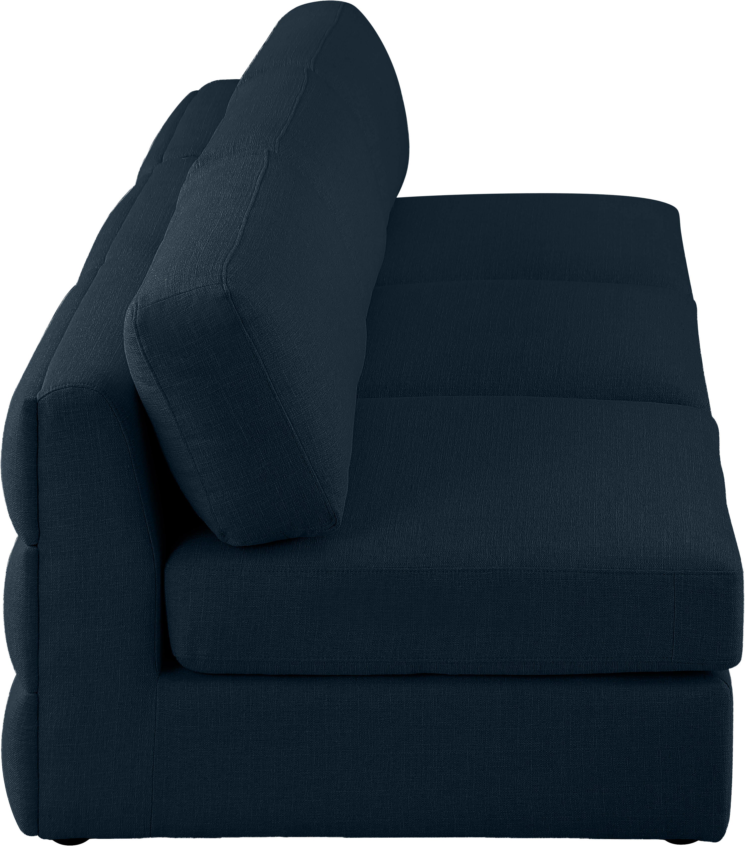 Beckham Durable Linen Textured Fabric Modular Sofa Set - Modern Sectional Couch for Living Room, Lounge & Home Theater | Comfortable & Stylish Furniture for Family Gatherings