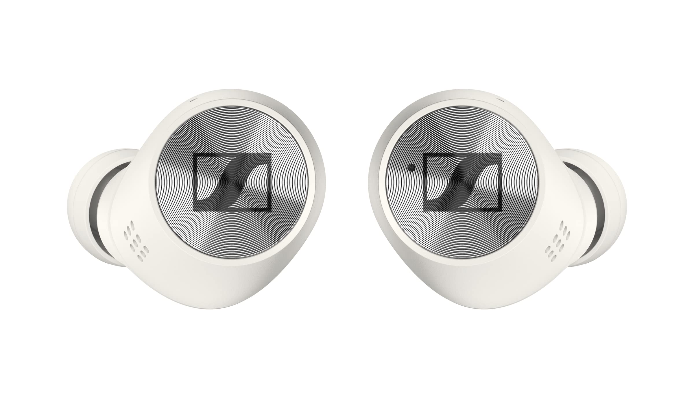 Sennheiser Momentum True Wireless 2 Bluetooth Earbuds with Active Noise Cancellation, Touch Control & 28H Battery - Premium Renewed Wireless Headphones for Gym, Travel & Work (White)
