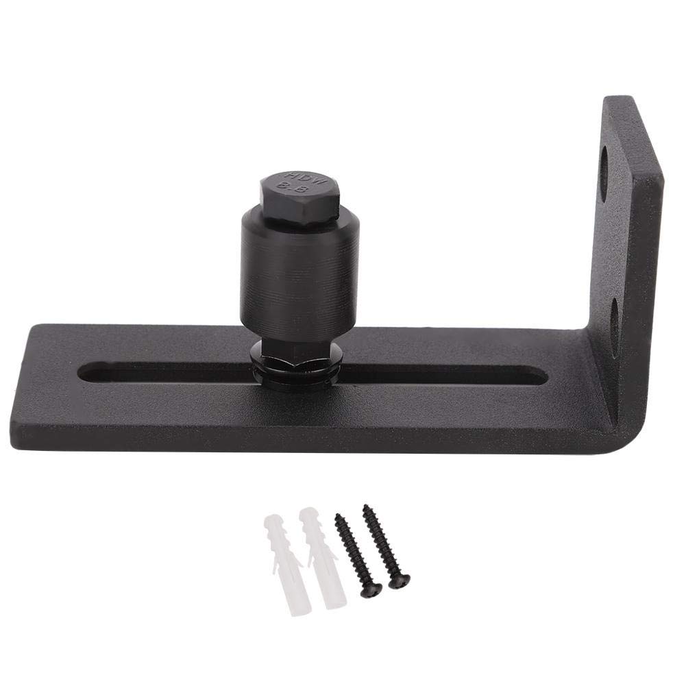 Adjustable Carbon Steel Sliding Barn Door Floor Guide - Heavy Duty Hardware Accessory for Smooth Door Movement (2-Pack) - Perfect for Farmhouse, Rustic, and Modern Home Decor