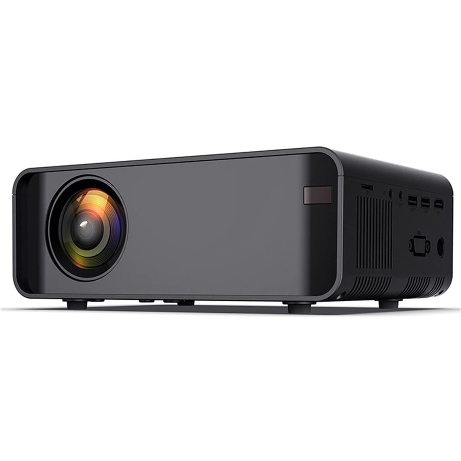 SVIOR 1080P HD Portable Projector - Wireless WiFi Bluetooth Home Theater Video Projector for iPhone Android Smartphone - US Plug (Perfect for Movie Nights, Gaming & Outdoor Camping)