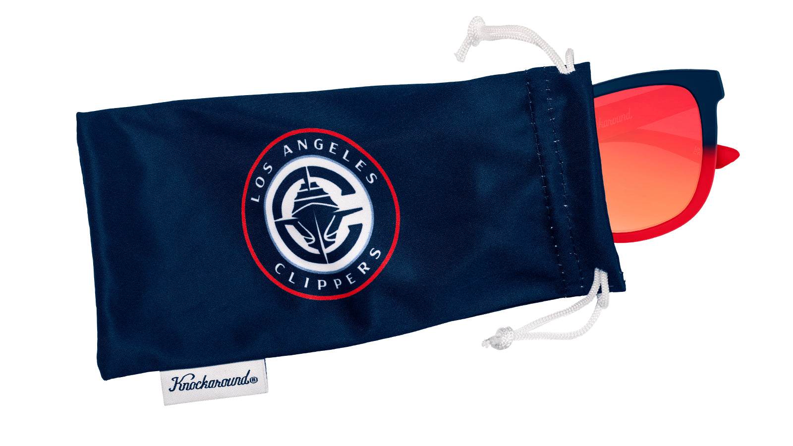 LA Clippers Official NBA Team Logo Sunglasses - UV Protection Polarized Sports Shades for Men & Women - Perfect for Basketball Games, Outdoor Activities & Fan Gear