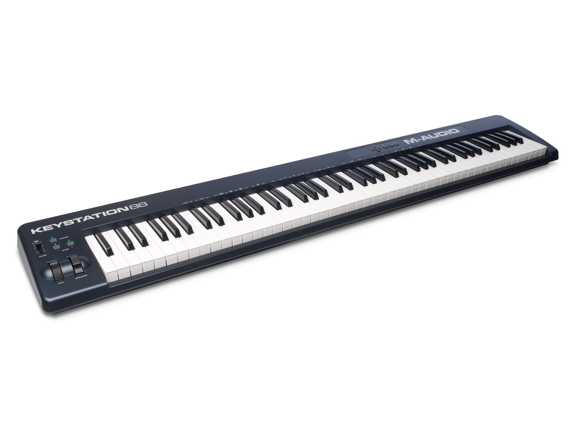 M-Audio Keystation 88 II MIDI Keyboard - 88 Key USB Controller with Semi-Weighted Keys for Music Production