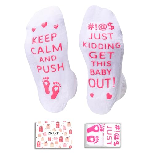 Just Kidding Get This Baby Out Pink