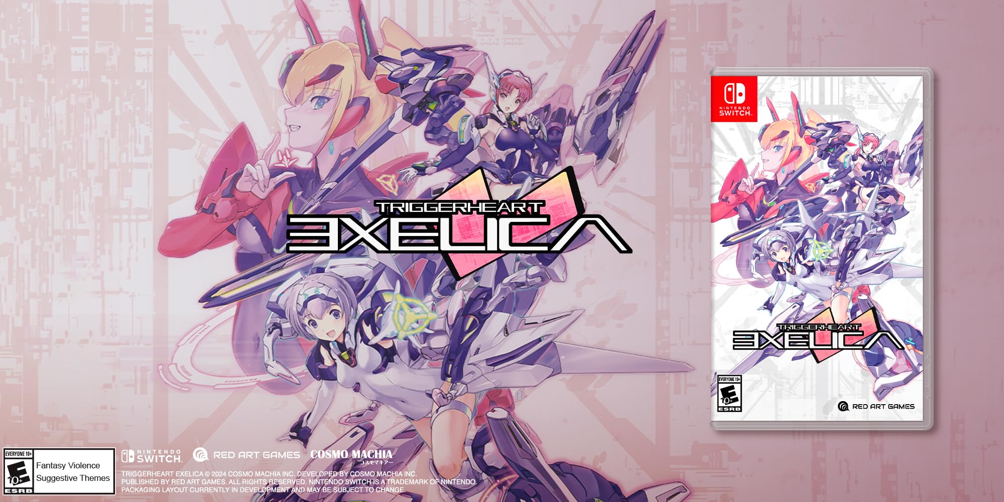 TriggerHeart Exelica - Nintendo Switch Game | Action RPG for Anime Fans - Perfect for Gaming Nights & Anime Enthusiasts