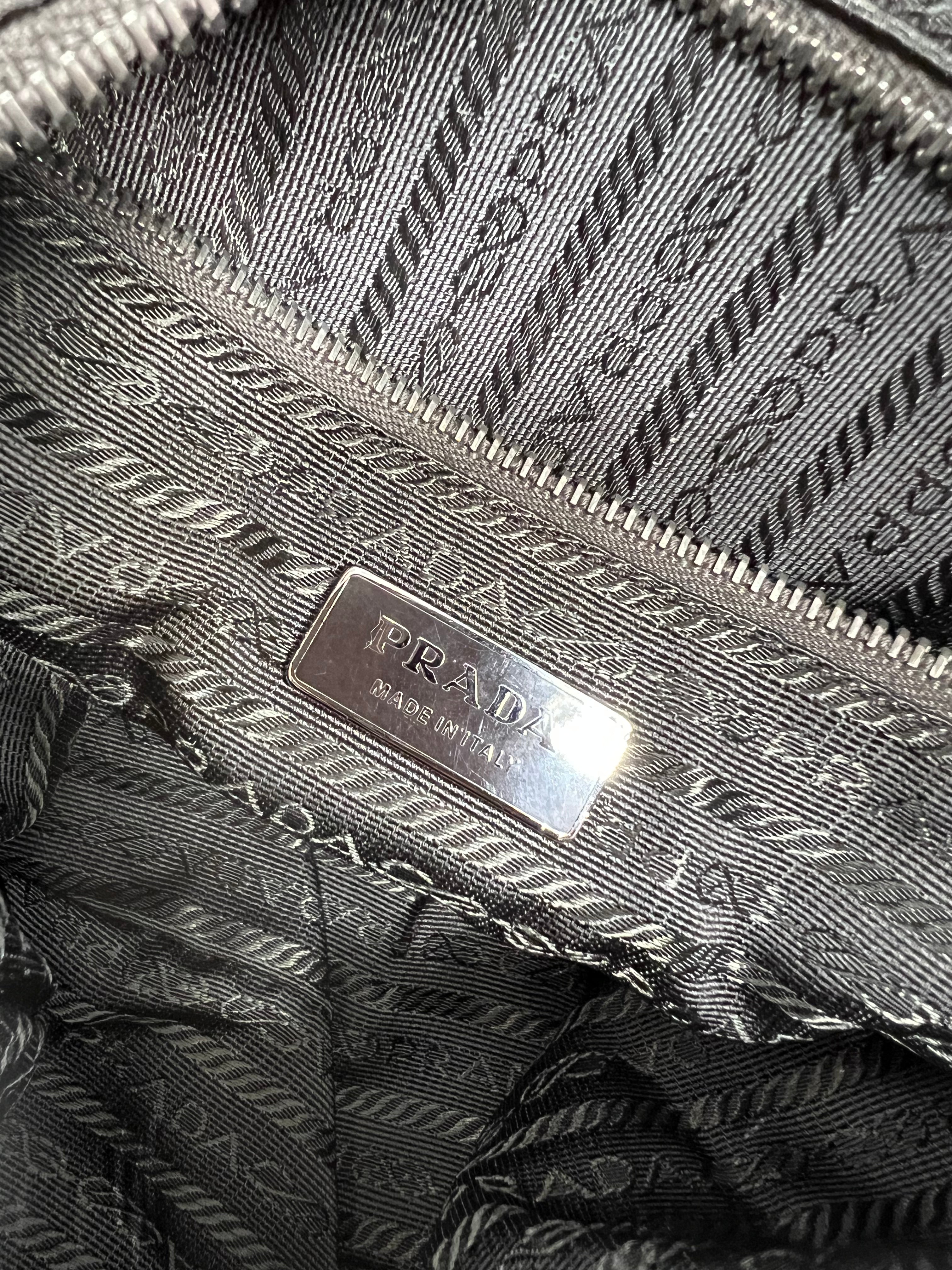 Prada Mauve Nylon New York Street Templi Bag - Luxury Crossbody Purse for Women, Fashionable Shoulder Bag for Daily Use, Work & Travel Accessories