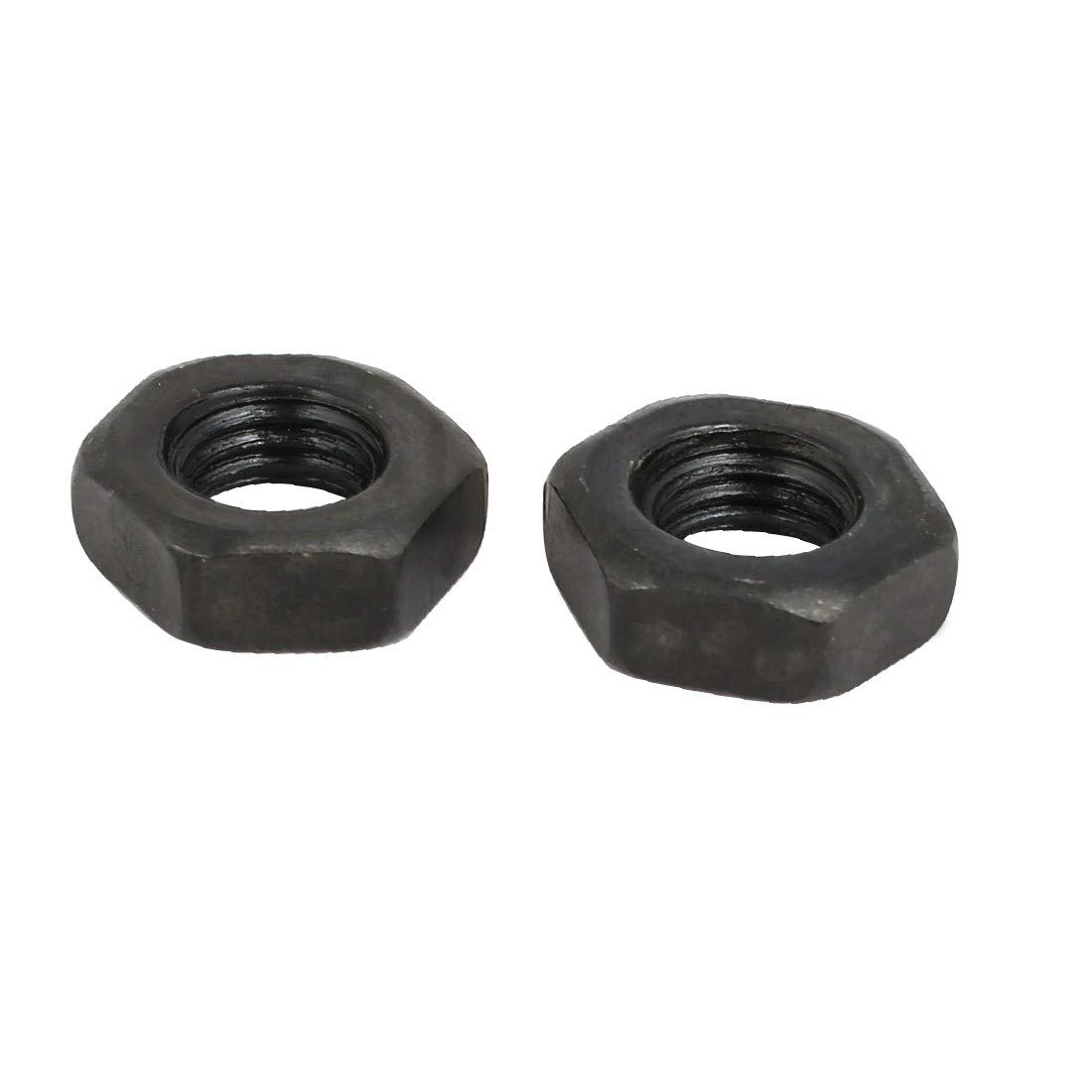 4Pcs M8 Metal Hex Reverse Nut Fastener Black for Screws Bolts - DIY & Auto Repair