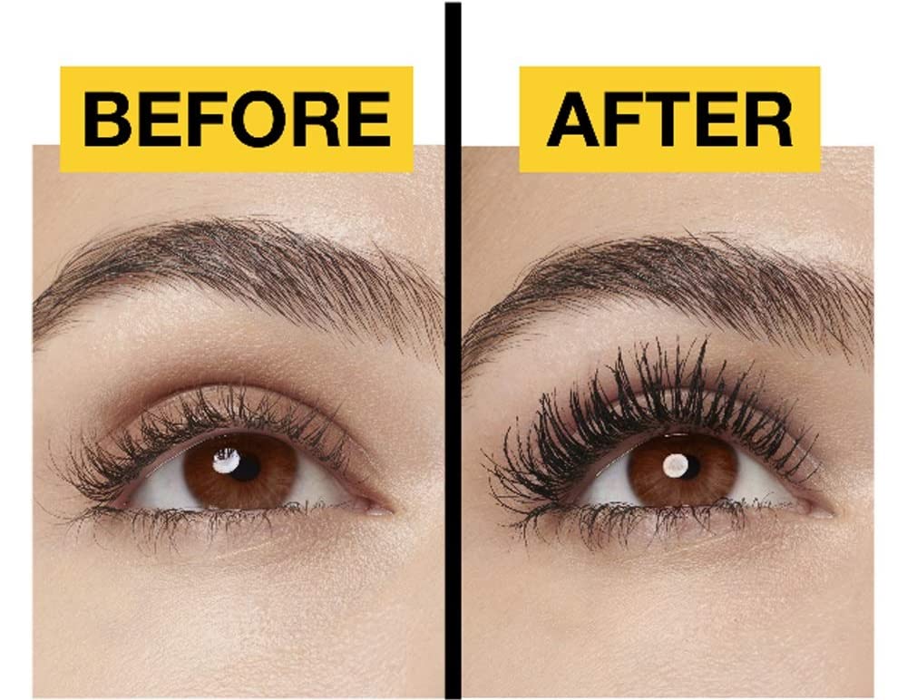 Waterproof Eyelash Curling Mascara - Long-Lasting Volumizing & Lengthening - Pack of 1 - Perfect for Swimming, Gym & Everyday Wear
