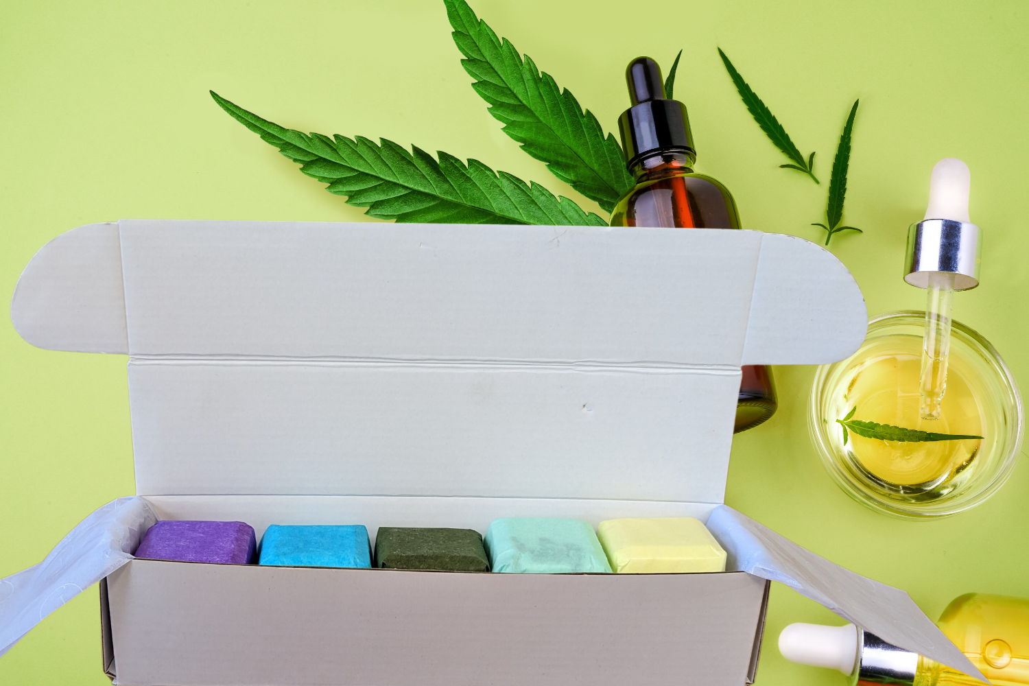 THC-Free CBD Shower Steamers Gift Set - 5 Aromatherapy Fizzy Bath Bombs for Relaxation & Stress Relief | Perfect for Self-Care, Spa Nights & Gift Giving