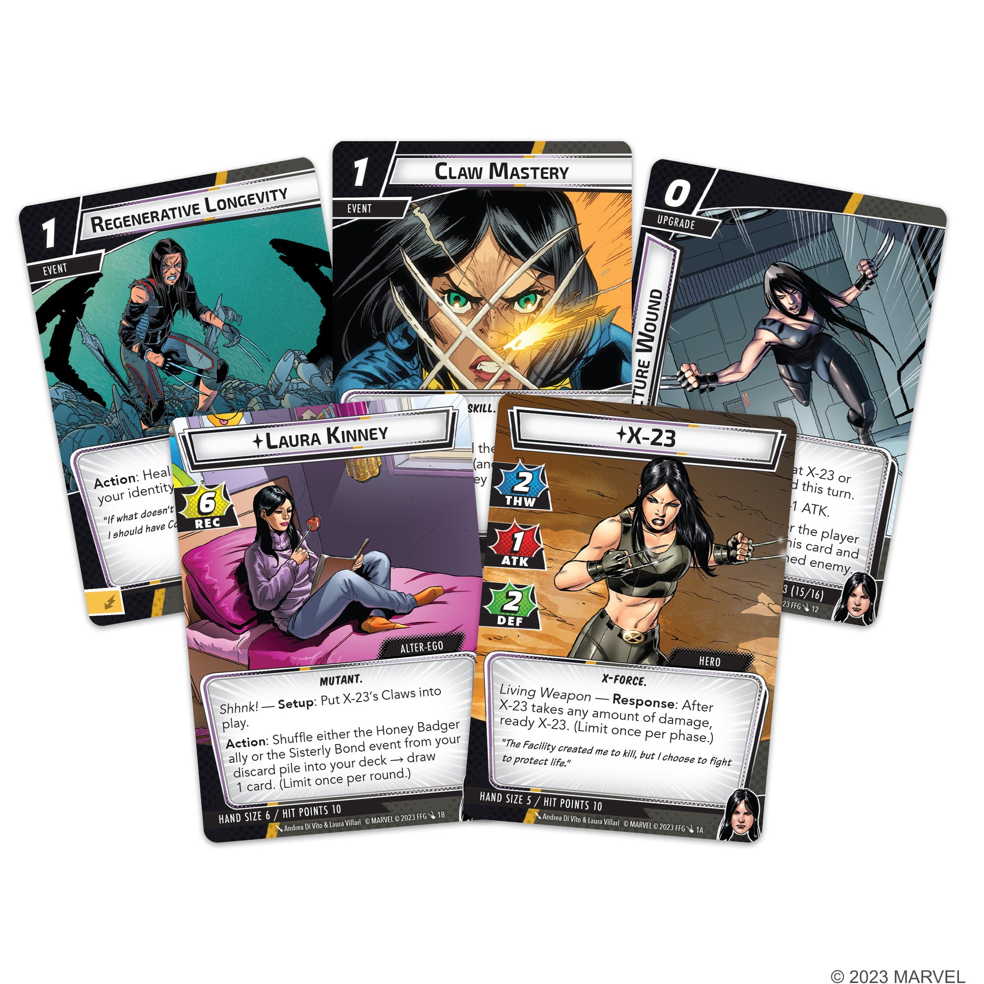 Marvel Champions: The Card Game - X-23 Hero Pack | Expand Your Superhero Deck | Perfect for Game Nights & Collectors