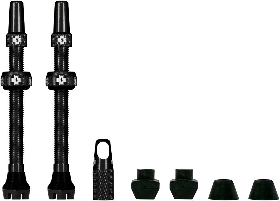 Muc Off Tubeless Valve Kit V2 - High Performance Tubeless Bike Valve for MTB & Road Bikes - Perfect for Mountain Biking & Road Cycling