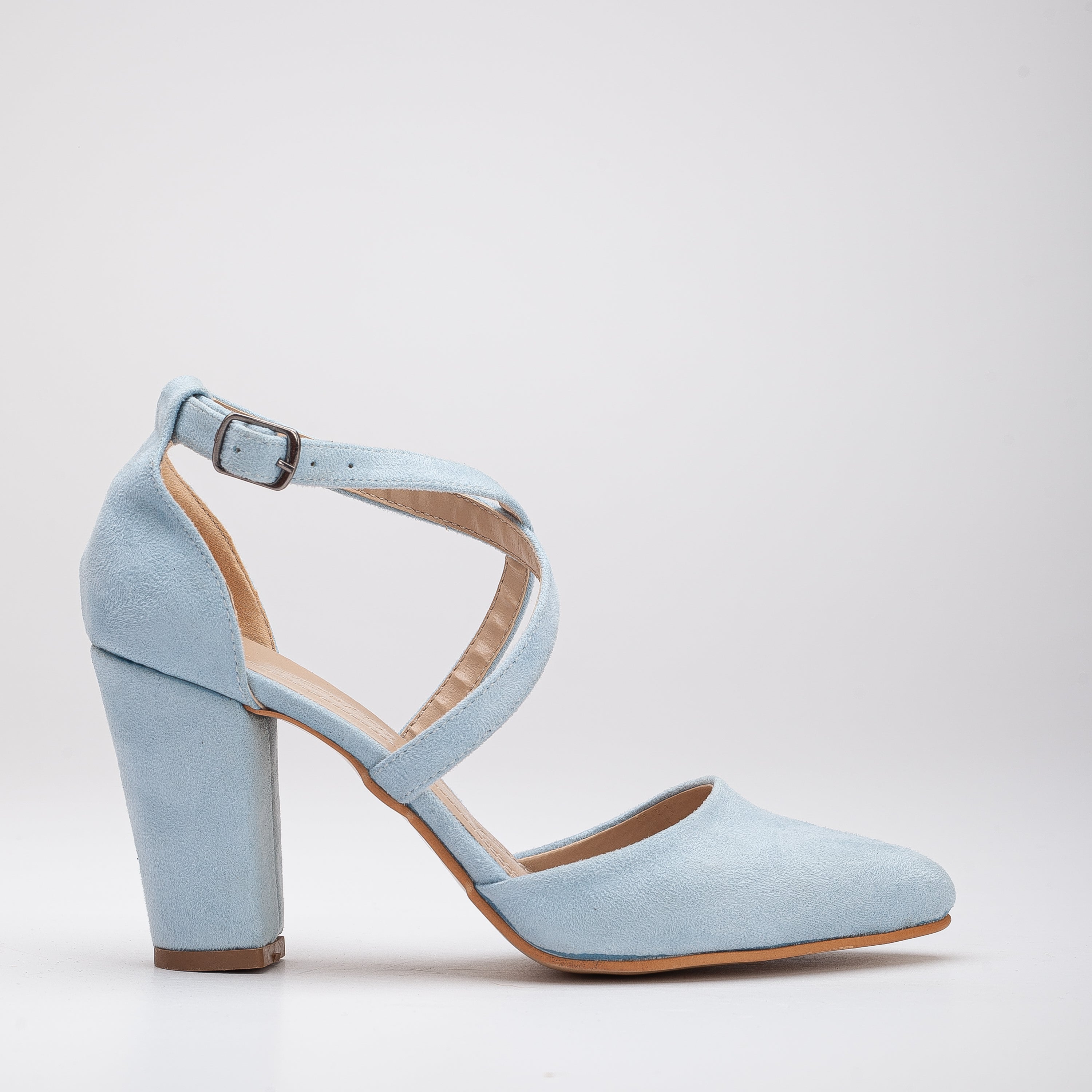 Sina Baby Blue Wedding Shoes for Women – Elegant Bridal Heels, Comfortable Wedding Footwear for Bride, Bridesmaids, and Special Occasions