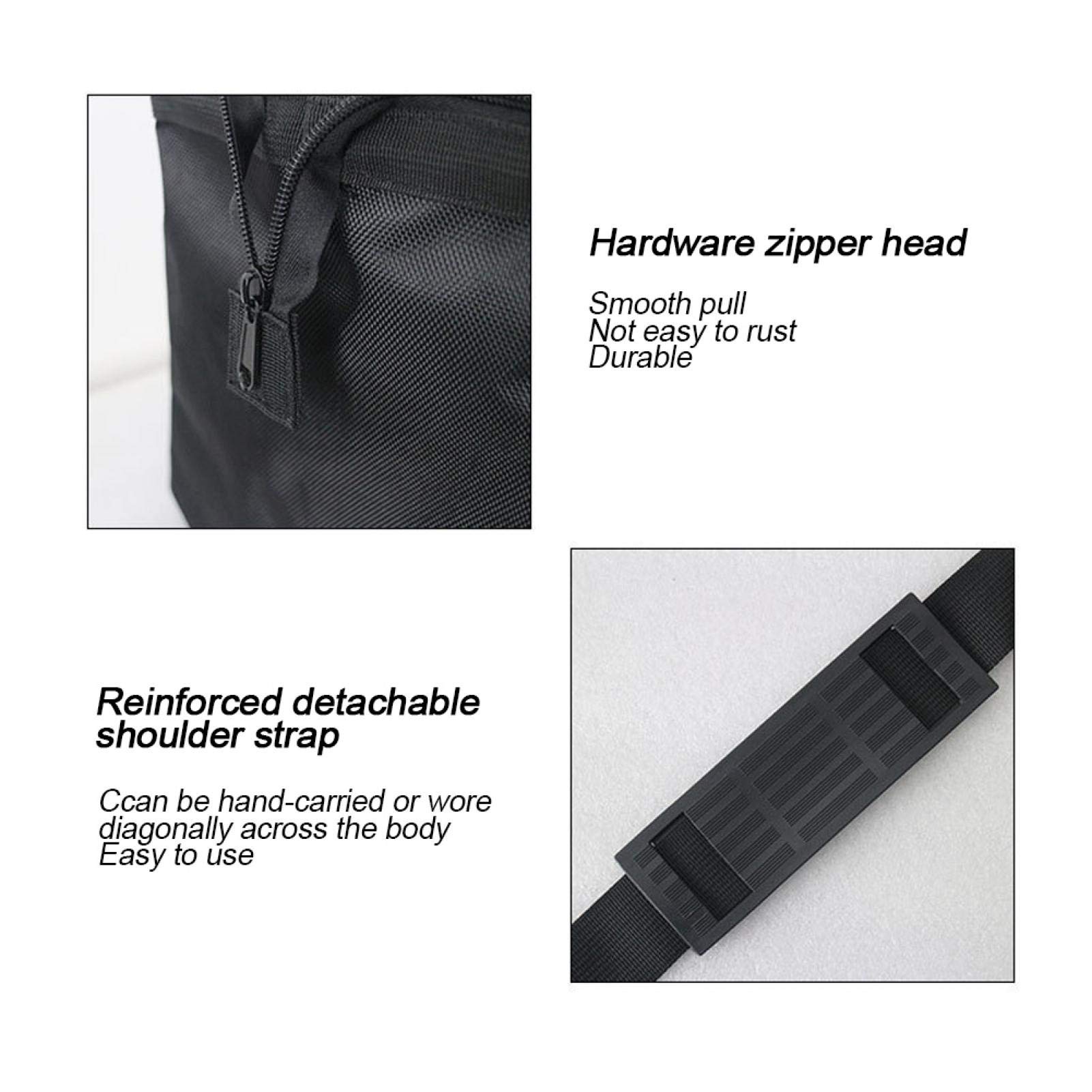 Professional Nylon Hairdressing Tool Bag - Portable Salon Organizer for Cosmetics, Scissors & Styling Tools | Perfect for Home, Salon & Travel Use