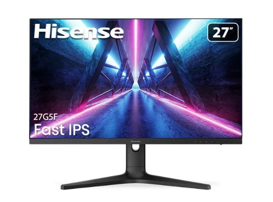 Hisense 27G5F SE 27-inch 240Hz Fast IPS Gaming Monitor - Full HD 1080p, 1ms Response Time, AMD FreeSync Premium for PC & Console Gaming - Perfect for Esports, FPS & Racing Games
