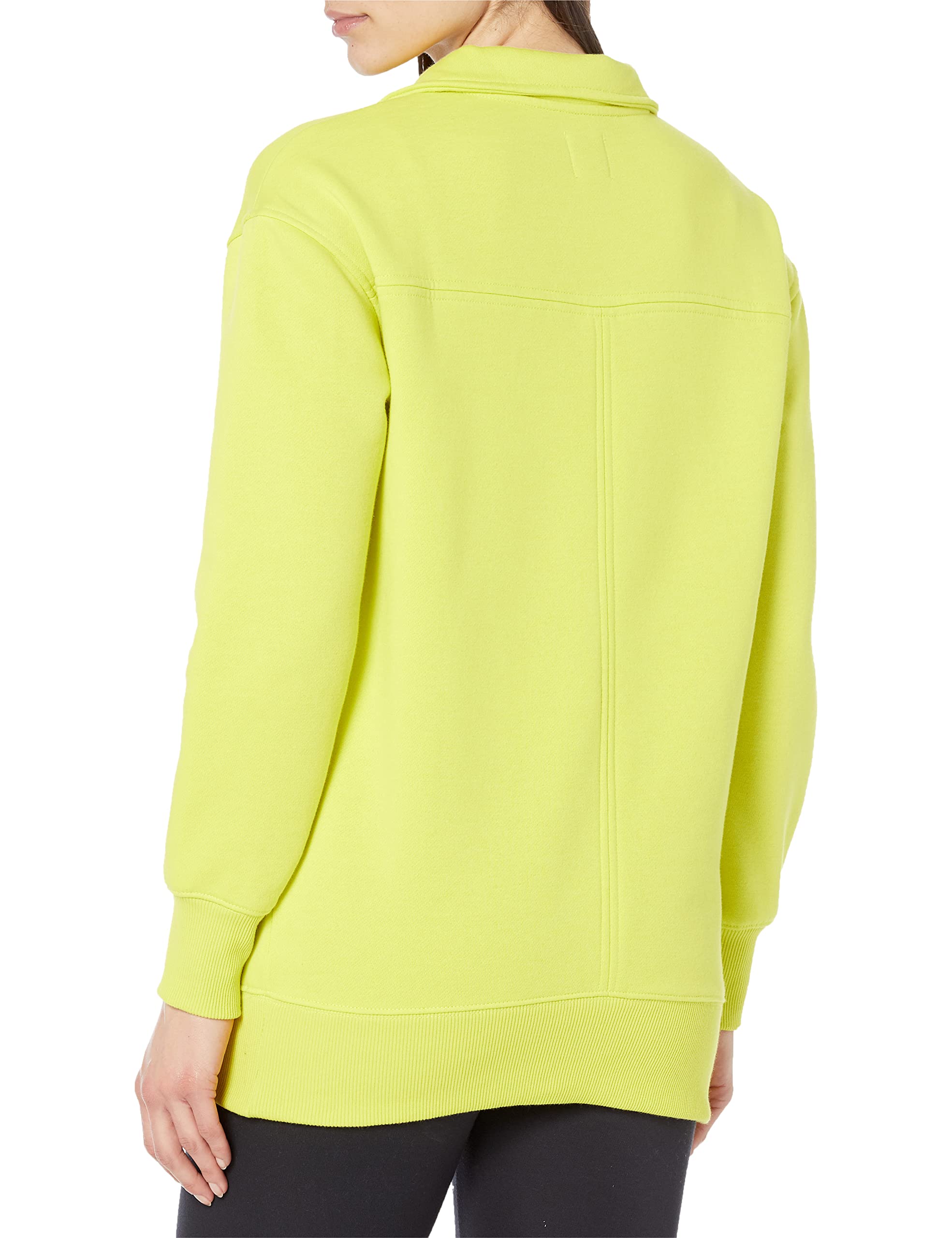 Amazon Aware Women's Relaxed-Fit Half Zip Tunic Sweatshirt - Plus Size Casual Pullover Hoodie for Lounge, Yoga & Everyday Wear