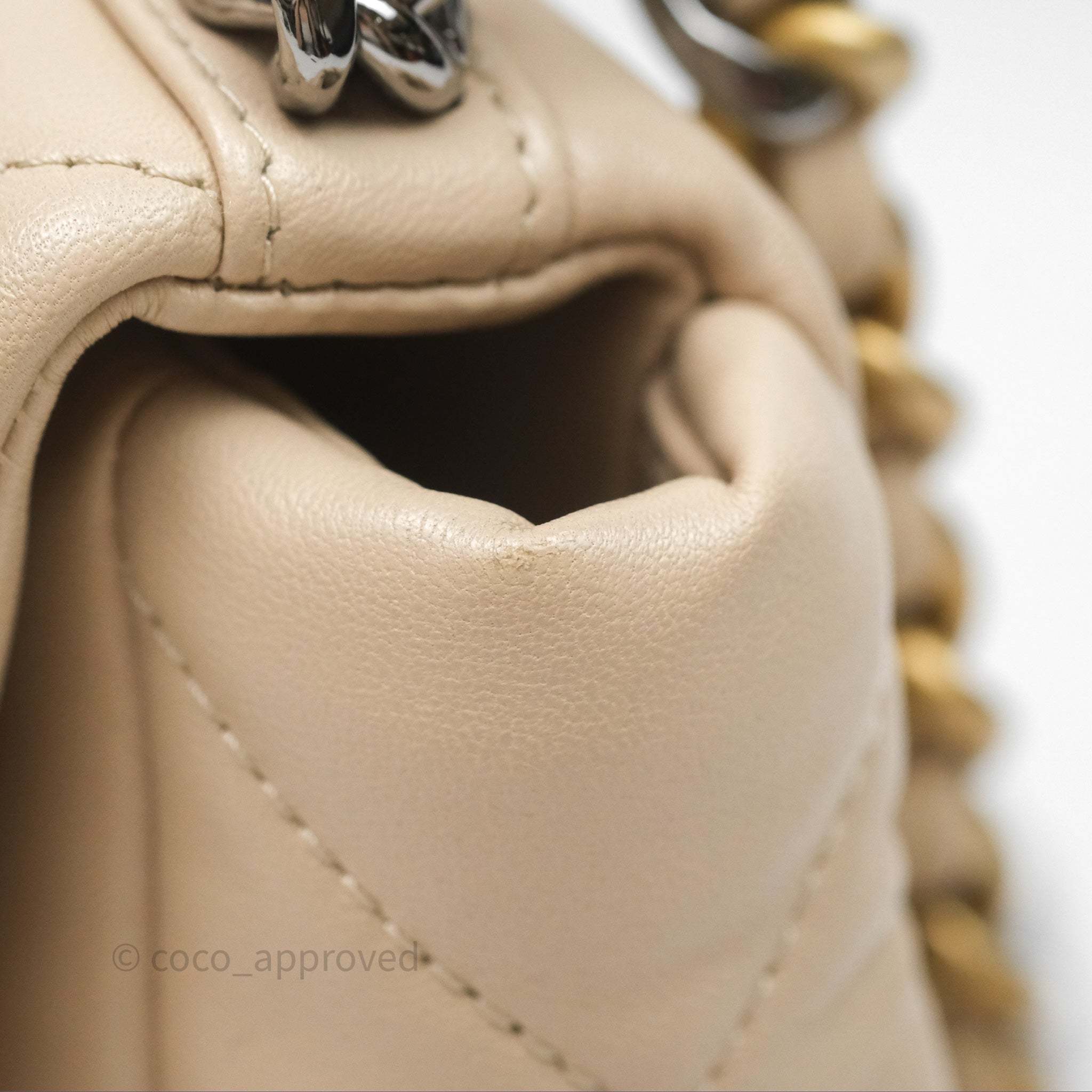 Chanel 19 Small Beige Handbag with Mixed Hardware - Luxury Crossbody Bag for Women, Perfect for Everyday Use & Special Occasions