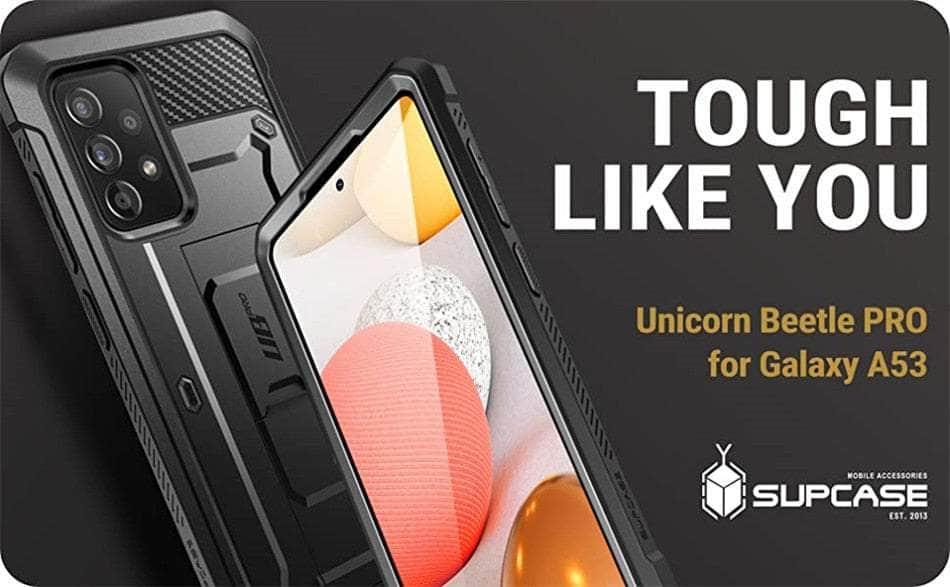 SUPCASE UB Pro Rugged Holster Case for Samsung Galaxy A53 - Full Body Protection with Kickstand | Perfect for Outdoor, Work & Active Lifestyle