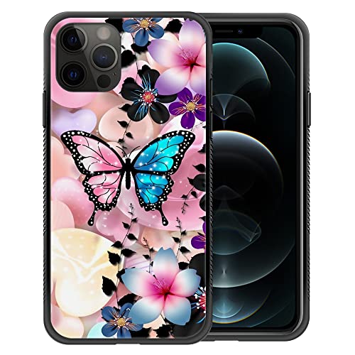 Pink Blue Butterfly