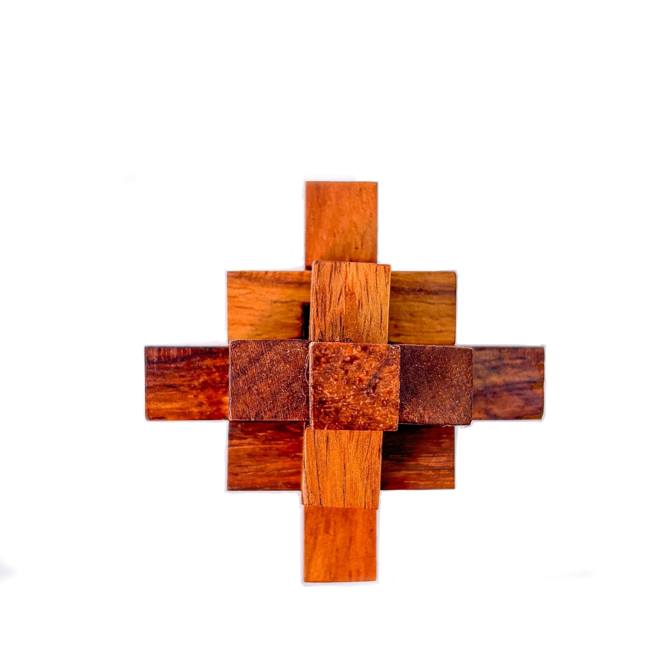 Handmade Wooden Crystal Puzzle for Kids - Safe, Eco-Friendly Toys for Learning & Play