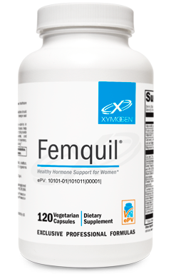Xym Femquil 120 Capsules - Women's Hormonal Balance & Menopause Support Supplement - for Hot Flashes, Night Sweats & Mood Support - Natural Menopause Relief for Women