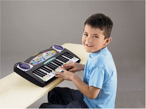 Fisher-Price I Can Play Piano System - Interactive Musical Toy for Toddlers & Kids, Early Learning & Development - Perfect for Playtime, Gifts & Nursery Decor