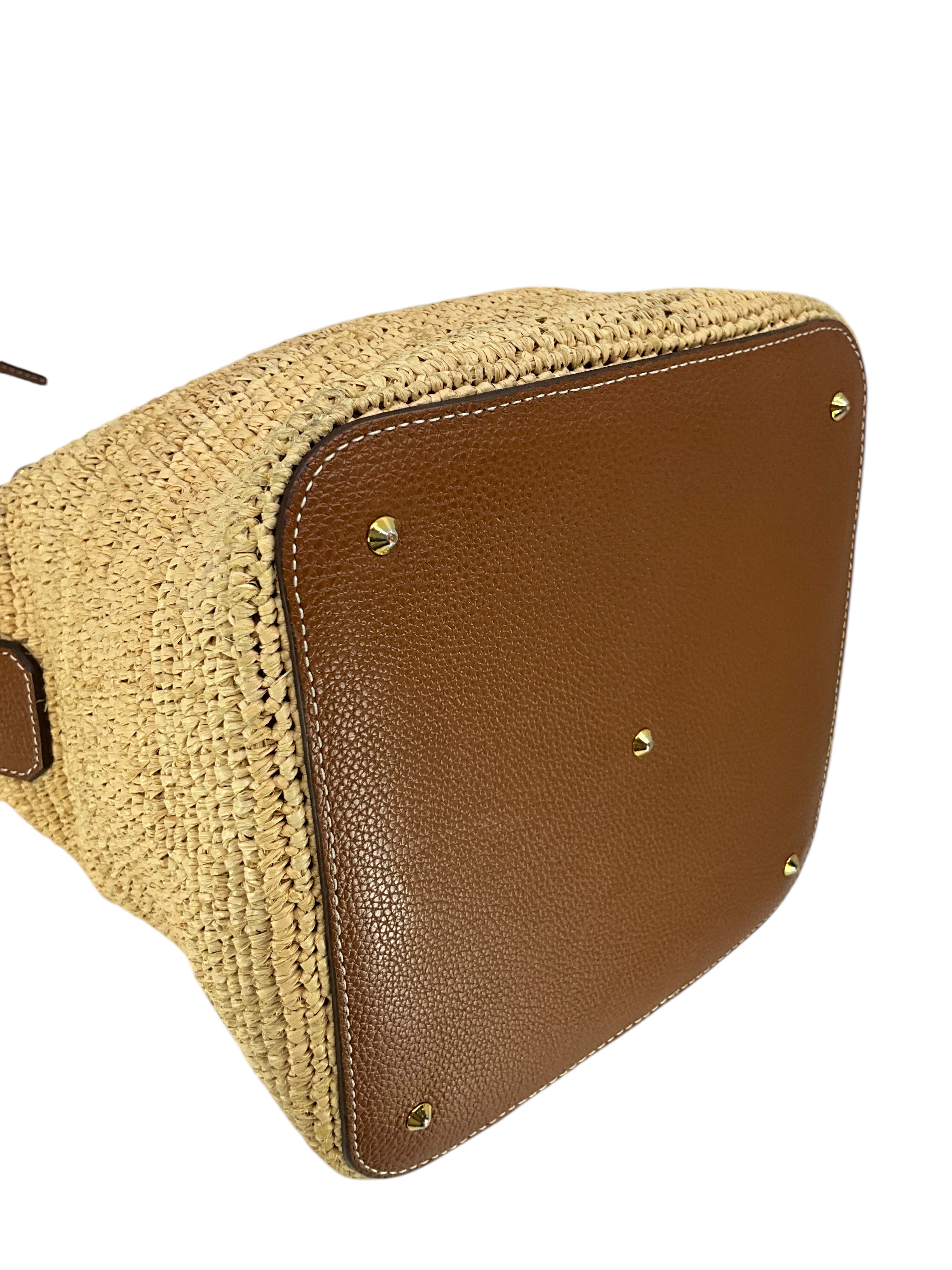 MARK CROSS Murphy Raffia Bag - Stylish Woven Straw Handbag for Women | Perfect for Summer, Beach, Travel & Everyday Use