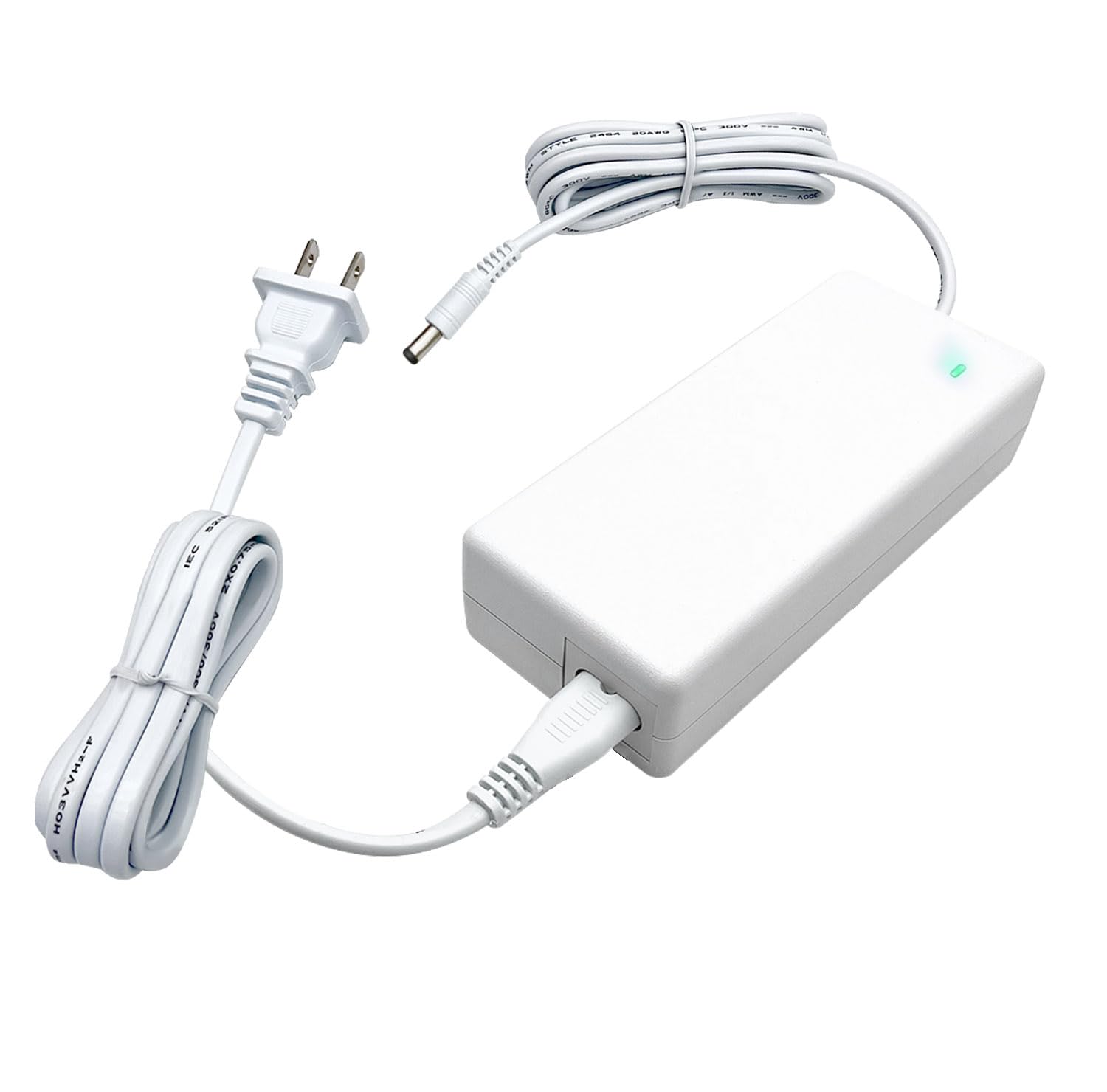 24VDC Power Cord Replacement for Cricut Maker 3 Cutting Machine - Compatible with Cricut Maker 3 Power Adapter & Charger (White) - Perfect for DIY Crafting, Vinyl Cutting & Scrapbooking Projects
