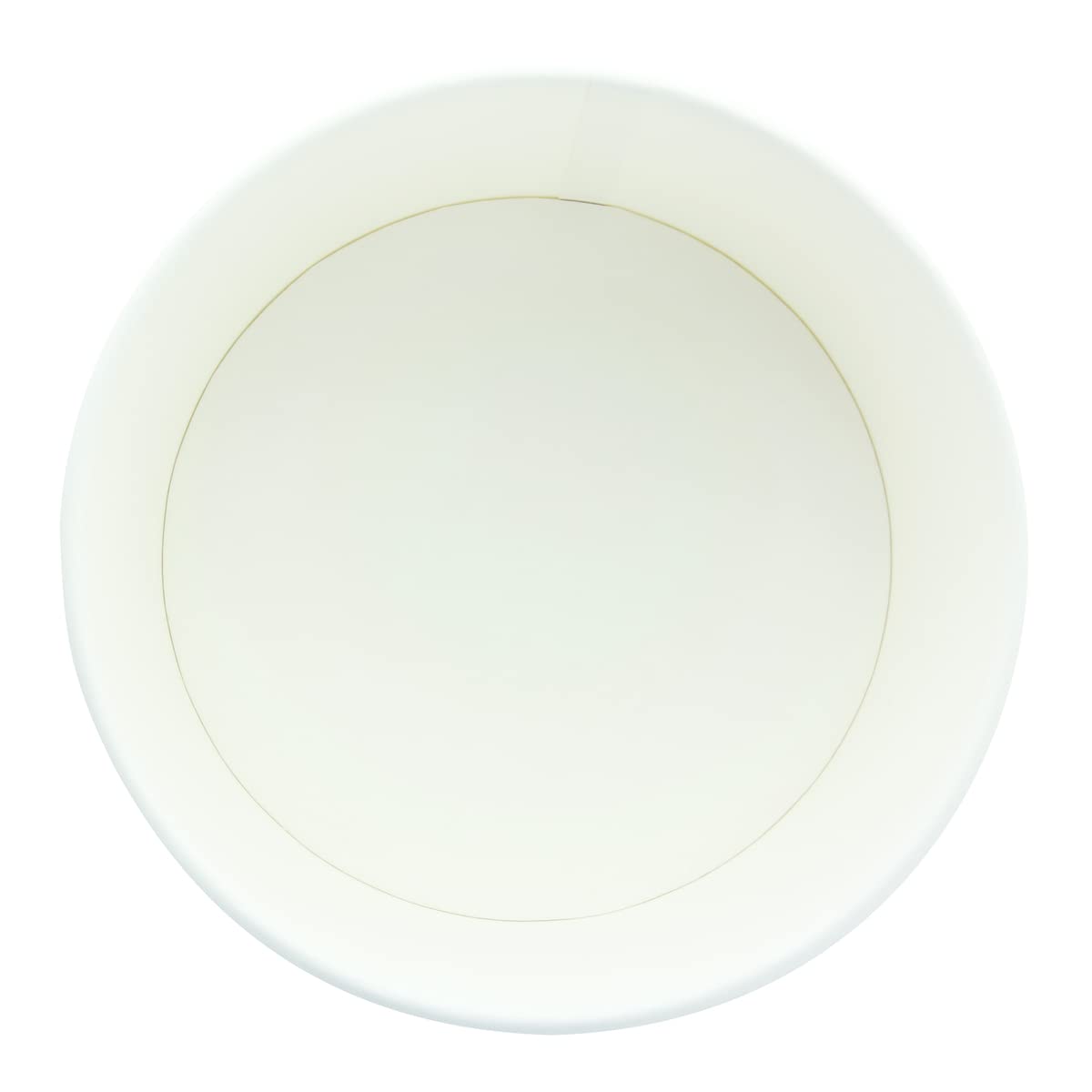 PacknWood 210PC750B - 24 oz Round White Disposable Paper Soup and Salad Bowls - Eco-Friendly Food Storage Containers (5.9